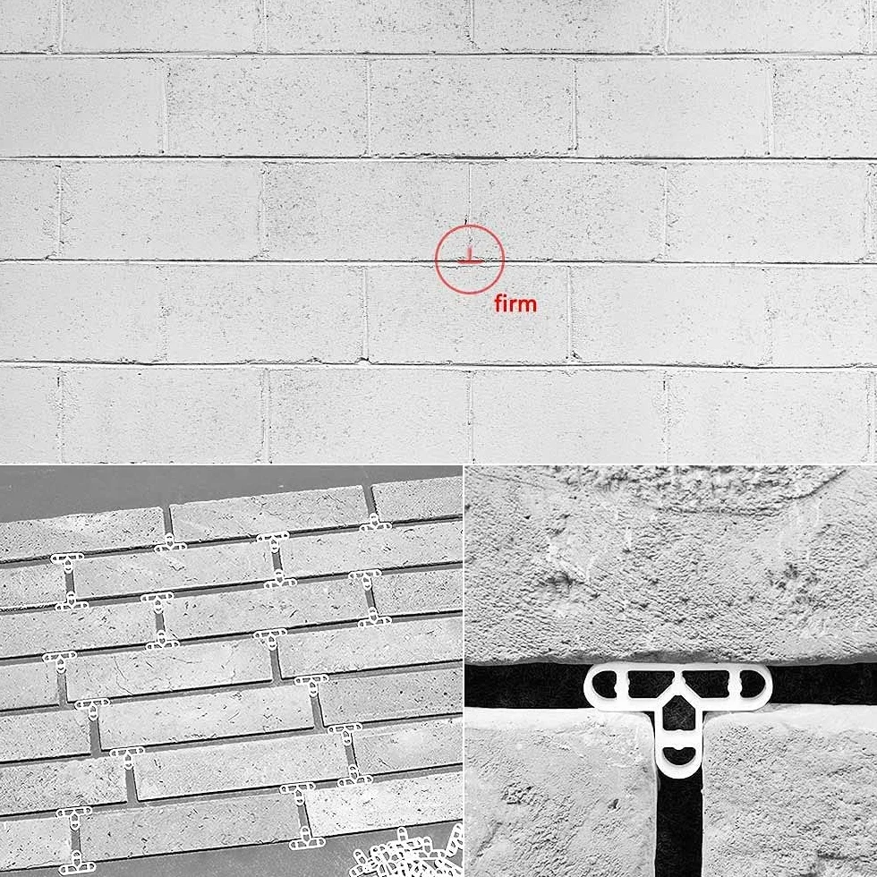 LATRAT Krzyże do fug 10 mm 100 sztuk Podkładki dystansowe do płytek