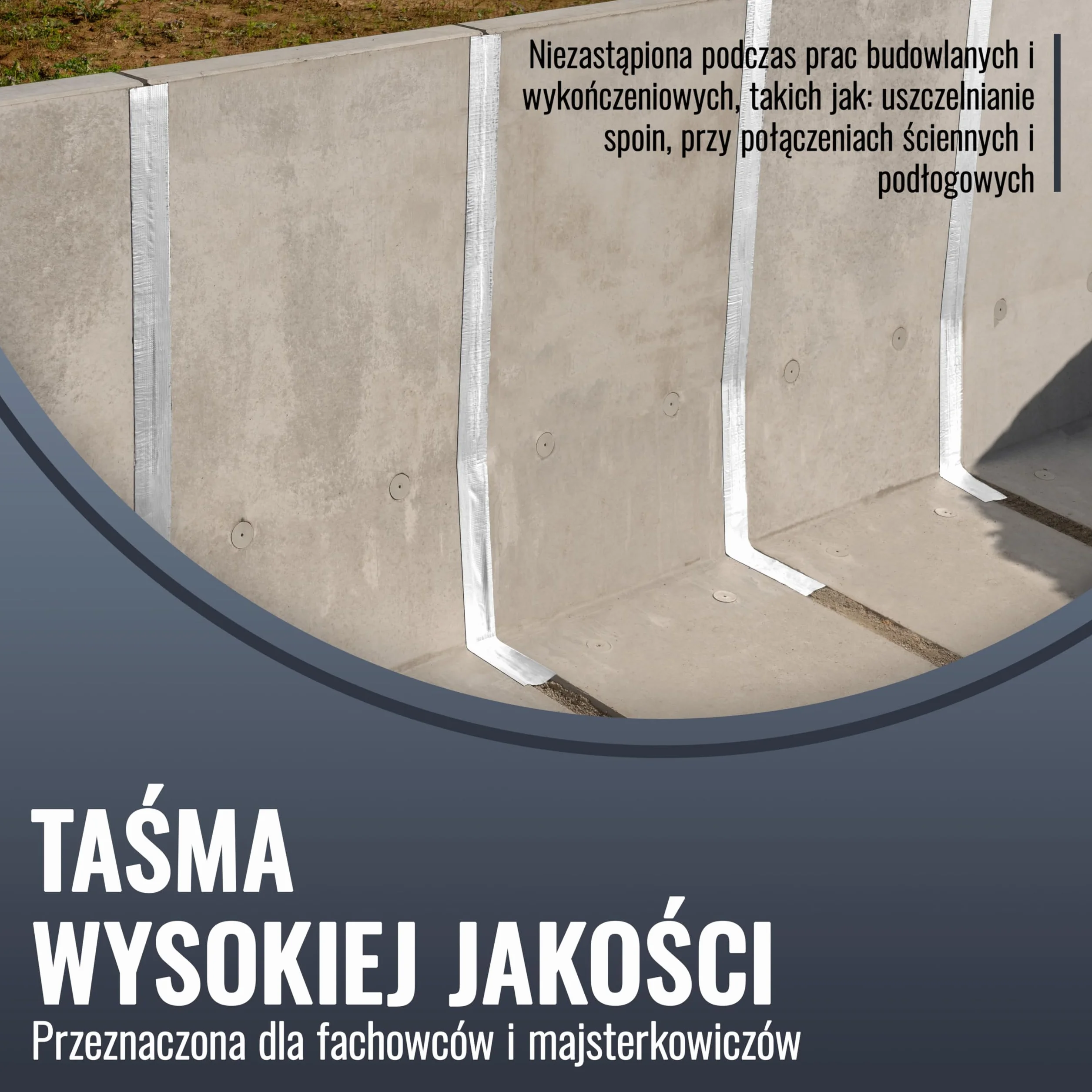 Poppstar aluminiowa taśma klejąca butylowa 5 m x 75 mm x 1,5 mm taśma uszczelniająca samoprzylepna