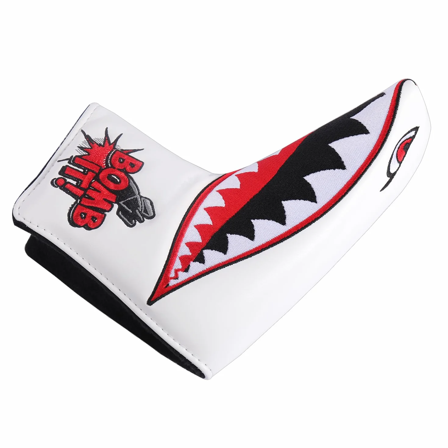 New War Shark Latający Tygrys Warshark Golf Putter Nakrycie głowy Golf Blade Putter Cover
