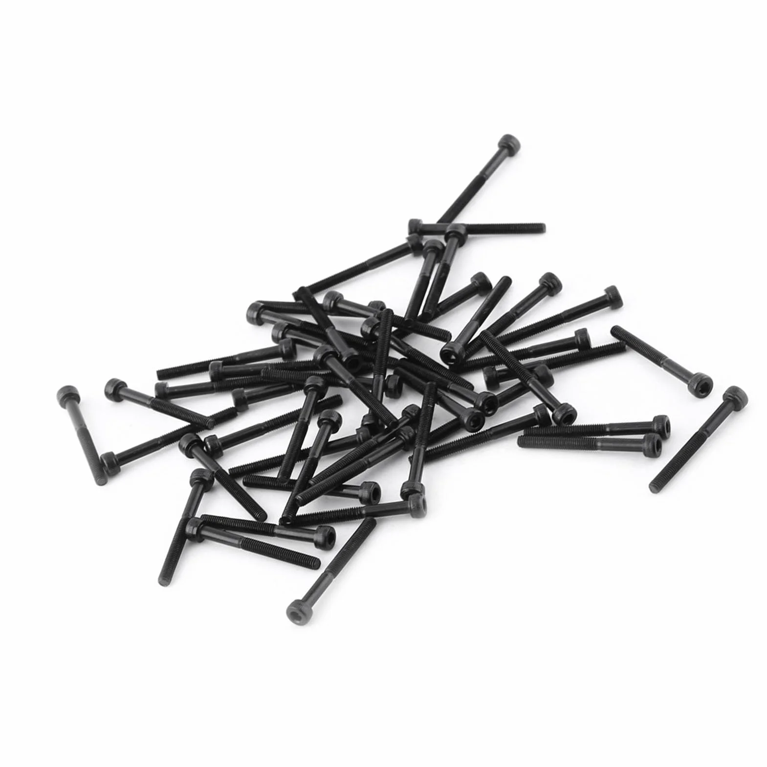 Śruba M3 czarna z łbem walcowym 12.9 30mm 50 sztuk