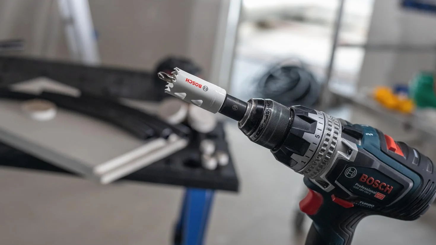 Bosch otwornica Ø 127 mm z gwintem do wielu materiałów