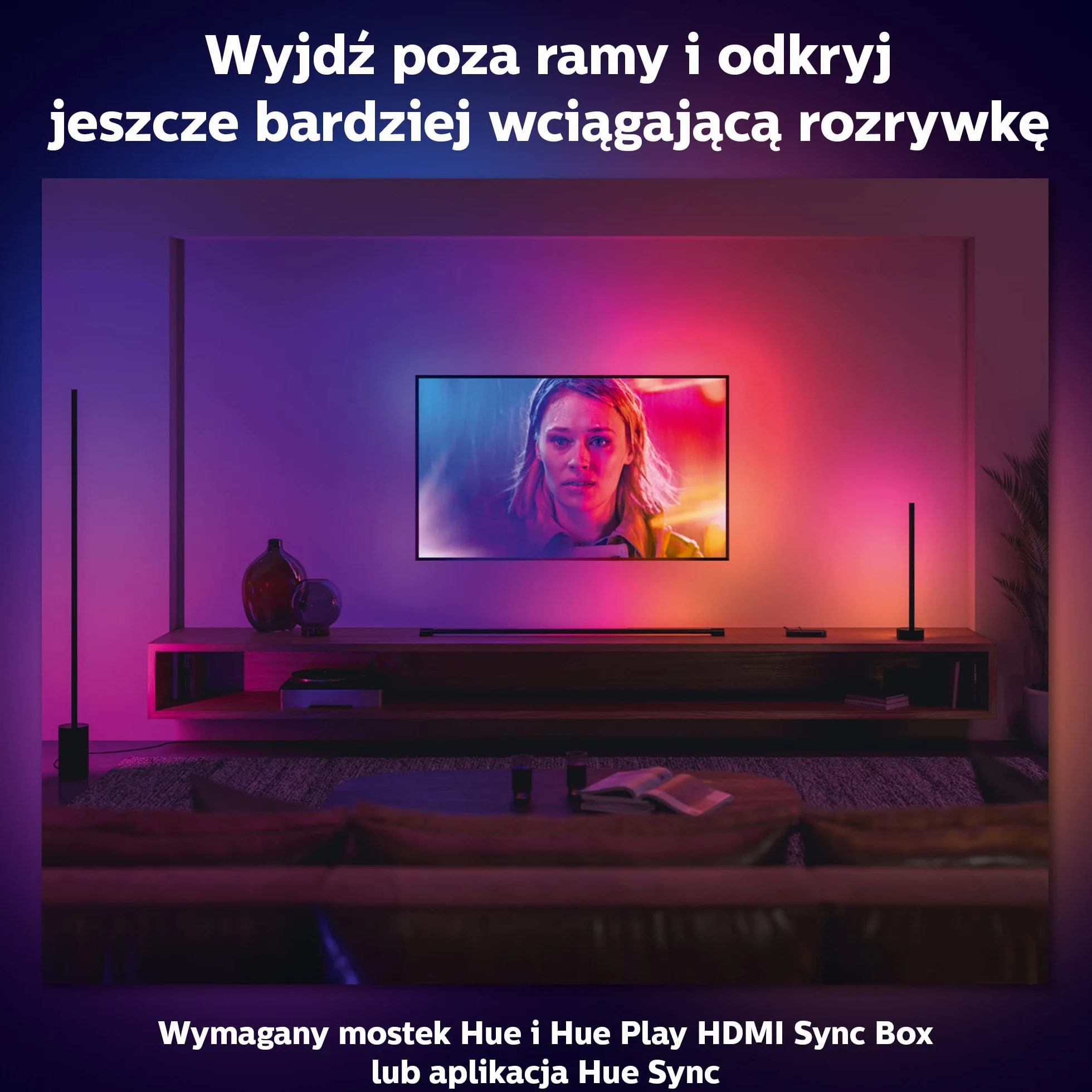 Philips Hue White and color ambiance Tuba LED Play gradient (czarna), 16 mln kolorów, możliwość przyciemniania, inteligentne oświetlenie
