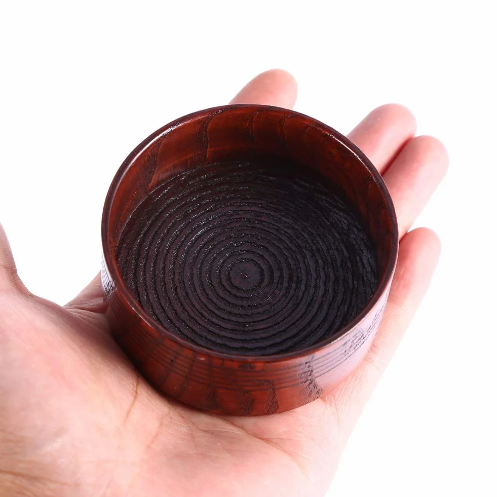 Naturalna miska do golenia 7,5 x 3,7 cm, mydelniczka do golenia, do podróży do codziennego użytku