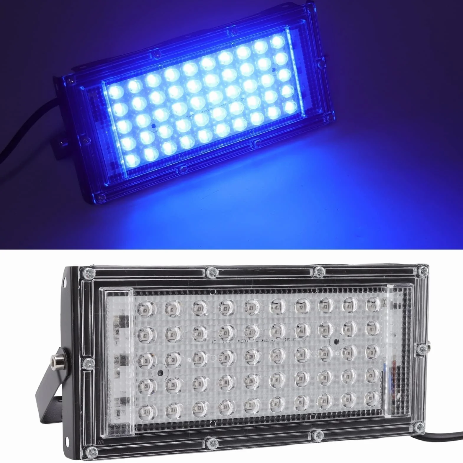 UV Flood Light 50W LED Aluminiowa Lampa Sceniczna Wodoodporna 220V