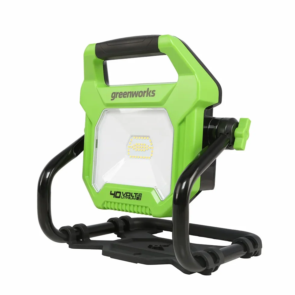 Greenworks G40WL Akumulatorowa Lampa Robocza Hybrydowa AC/DC 2000 Lumenów 2 Ustawienia Jasności