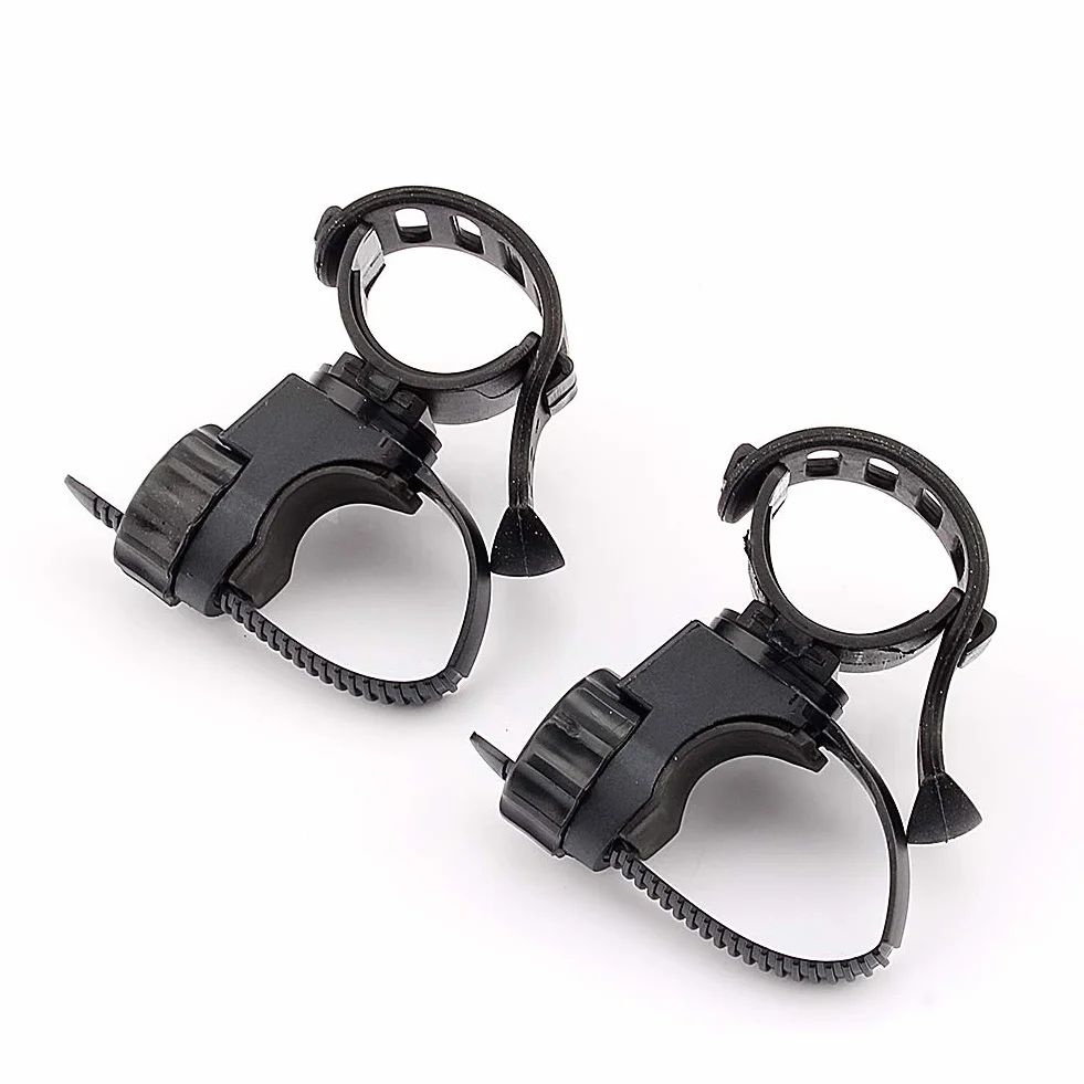 Klips do Latarki Rowerowej, Rower Kolarstwo Obrót o 360 ° Latarka Uchwyt na latarkę Uchwyt na lampkę LED Zacisk Zaciskowy Uchwyt na latarkę rowerową Lampka Rowerowa Zacisk