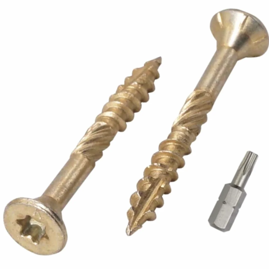 Śruby do drewna ocynkowane 4,0 x 35 mm Torx typ 17 - opakowanie 100 szt.