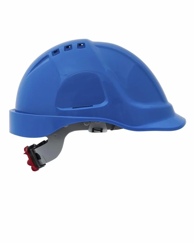 Kask budowlany regulowany wentylowany z paskiem pod brodą kompatybilne akcesoria