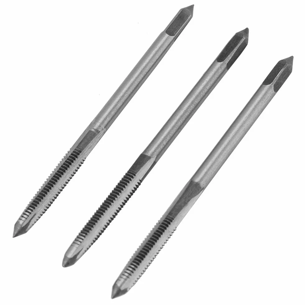 Gewindegewindebohrer M3 M4 M5 3 Stück Satz Lager Stahl Maschine Werkzeug Handwerkzeugzubehör