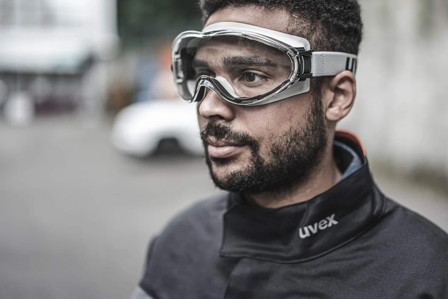 Uvex Ultrasonic Supravision Excellence okulary ochronne - przezroczyste/szaro-czarne