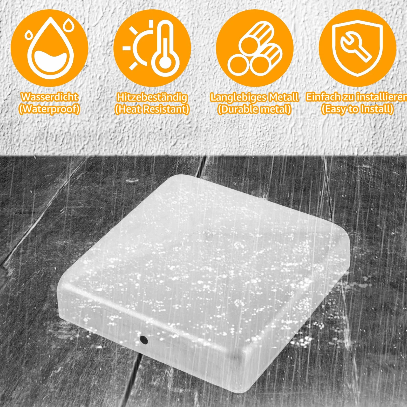 Zaślepki na słupki 90x90 mm 9x9 cm metalowe osłona słupków ogrodzeniowych