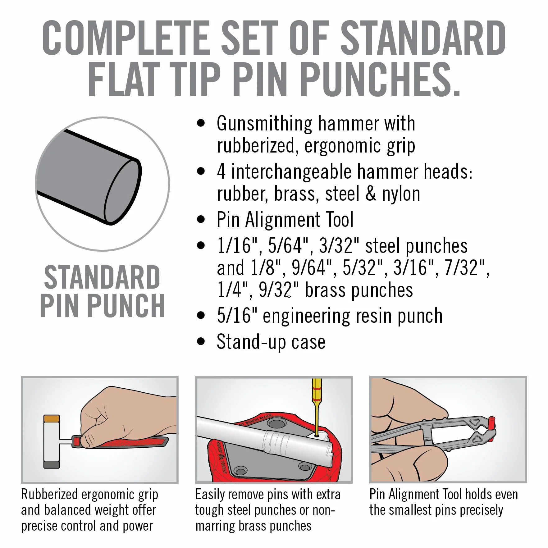 Real Avid ACCUPNCH HMMR PIN PNCH Set