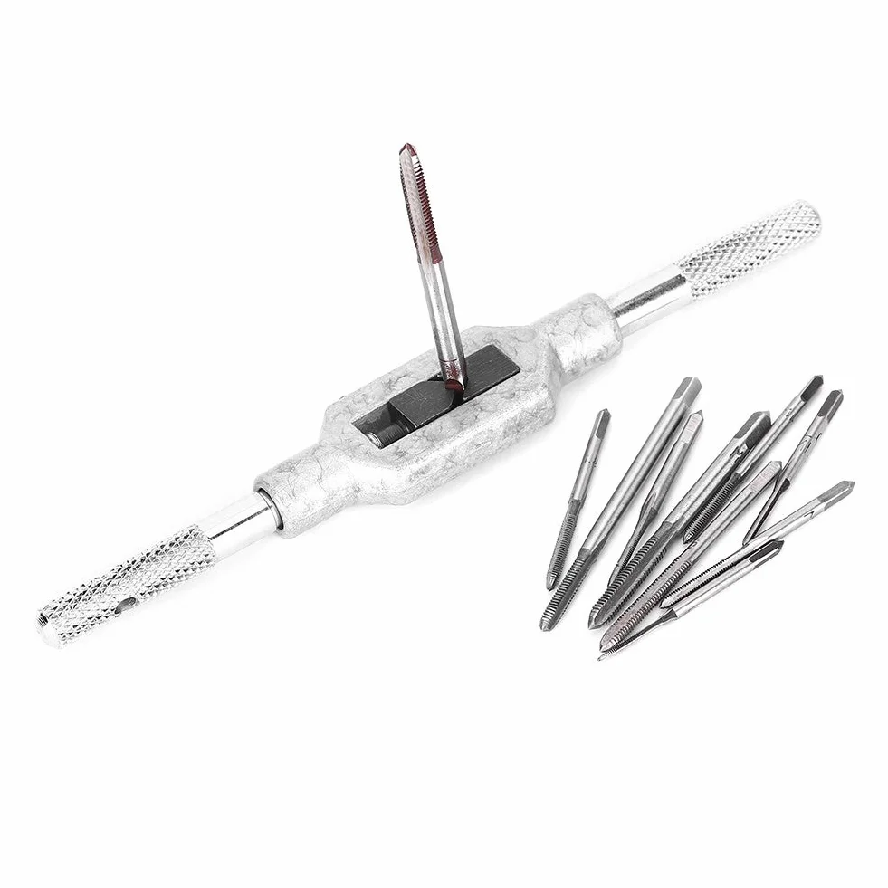 Zestaw Kluczy Mini Gwintowników ze Stali Szybkotnącej M1-M3.5, 11 Szt.