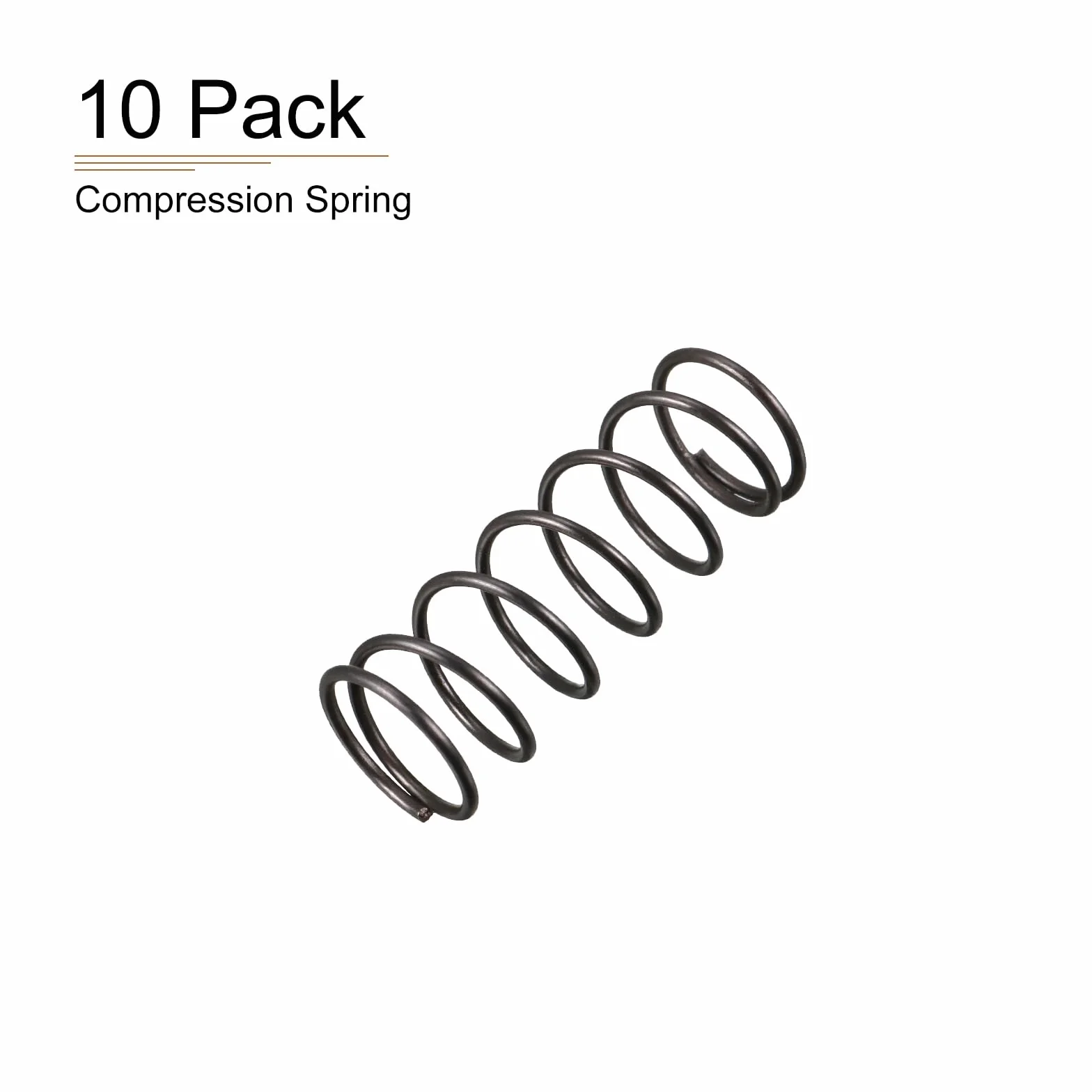 Sprężyna ściskająca 1,2 x 15 x 40 mm stalowa 10 sztuk