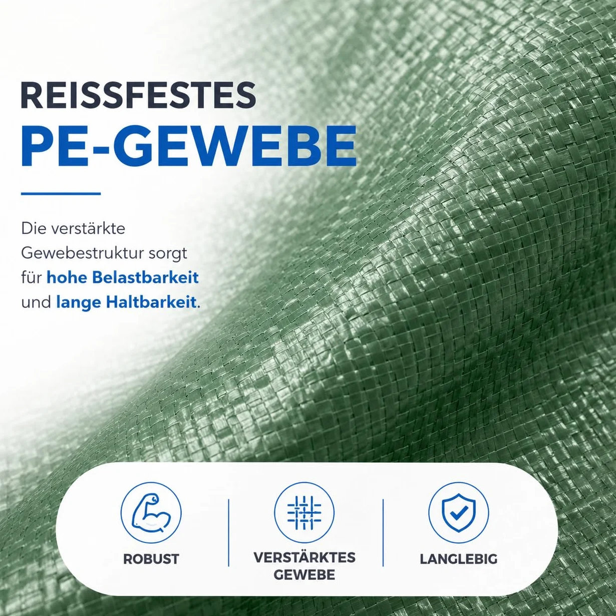 Plandeka wodoszczelna 2m x 2m namiotowa budowlana ogrodowa