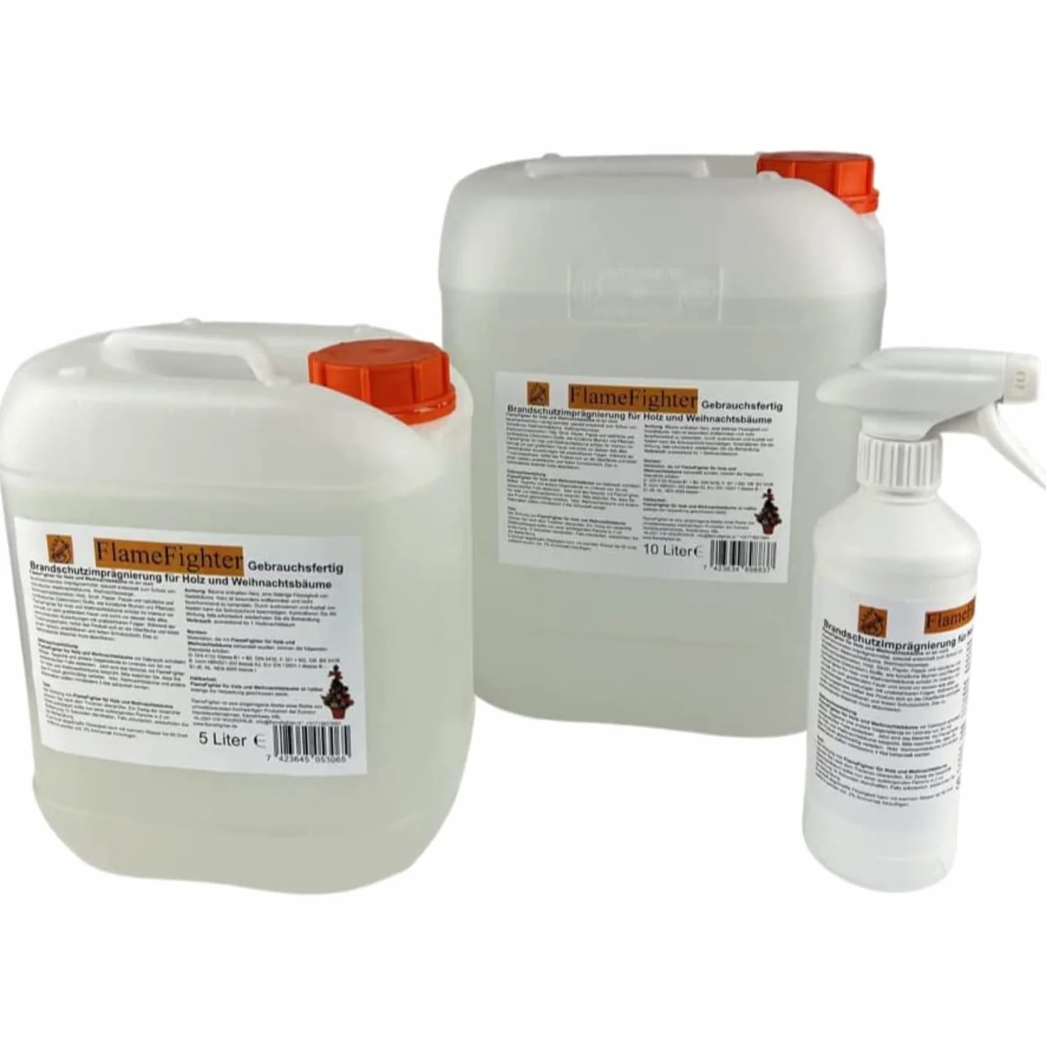 FlameFighter 500 ml impregnacja przeciwpożarowa do drewna DIN 4102 B1 klasa 1