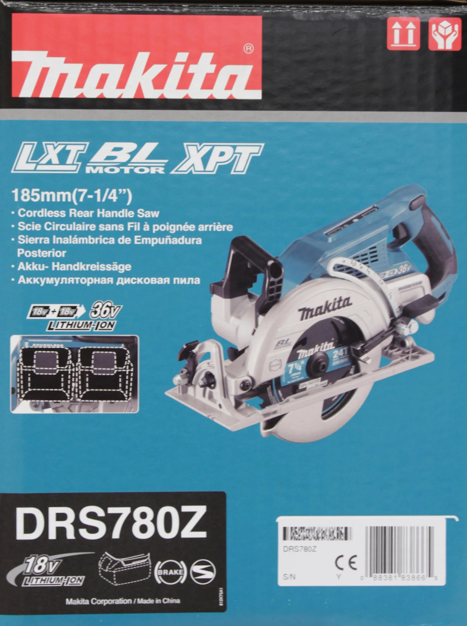 Makita Drs780Z Piła Tarczowa 18V 498g