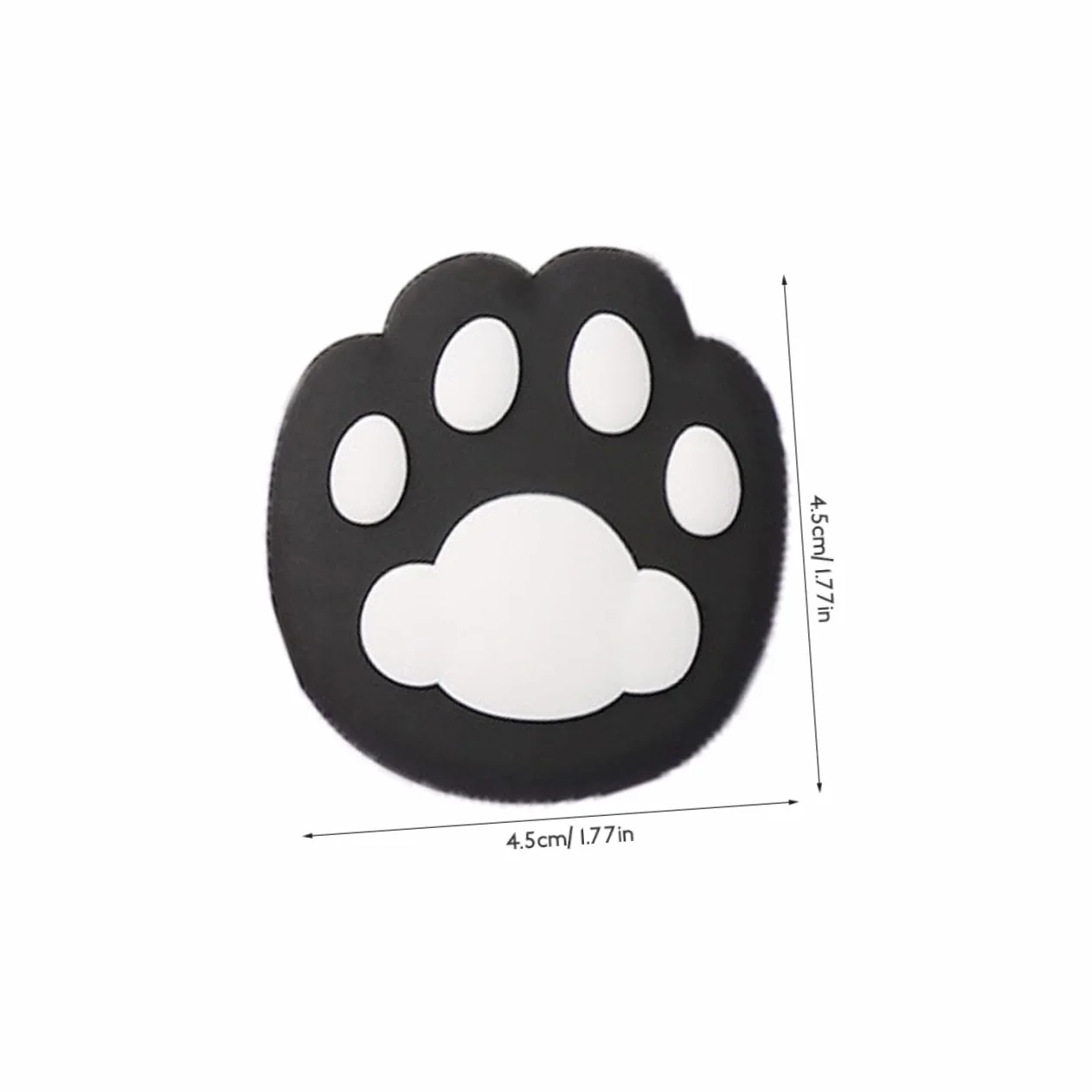WOONEKY 4kawałki Ochraniacz Do Drzwi Silikonowy Paw Shape Stoper Ścianę Ochrona Gałek Drzwi Cichych Naklejek