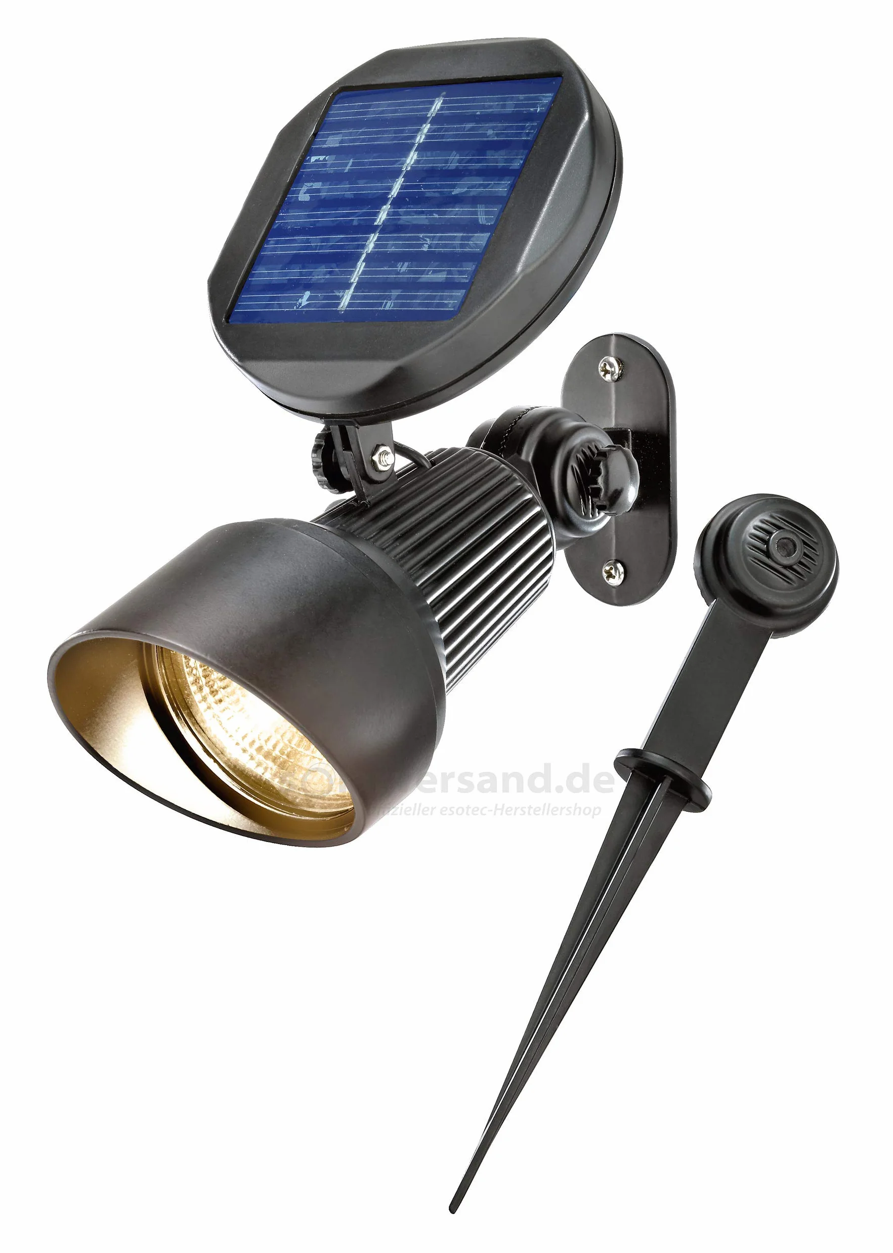 Esotec Solar Spotlight 2800 K ciepła biel montaż ścienny podłogowy