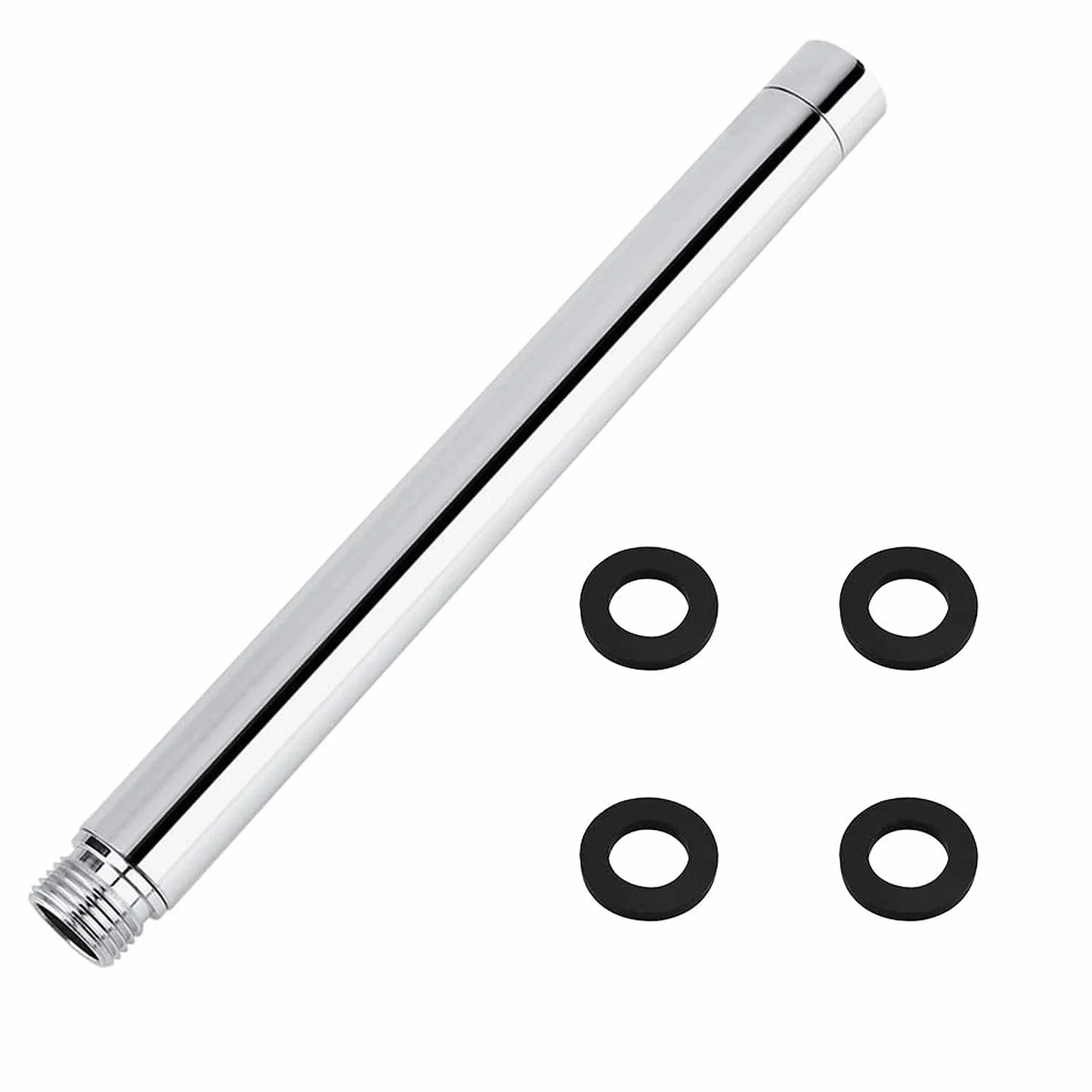 Okrągły drążek przedłużający do głowicy prysznicowej 27,5 cm ze stali nierdzewnej 304 G1/2" ramię przedłużające