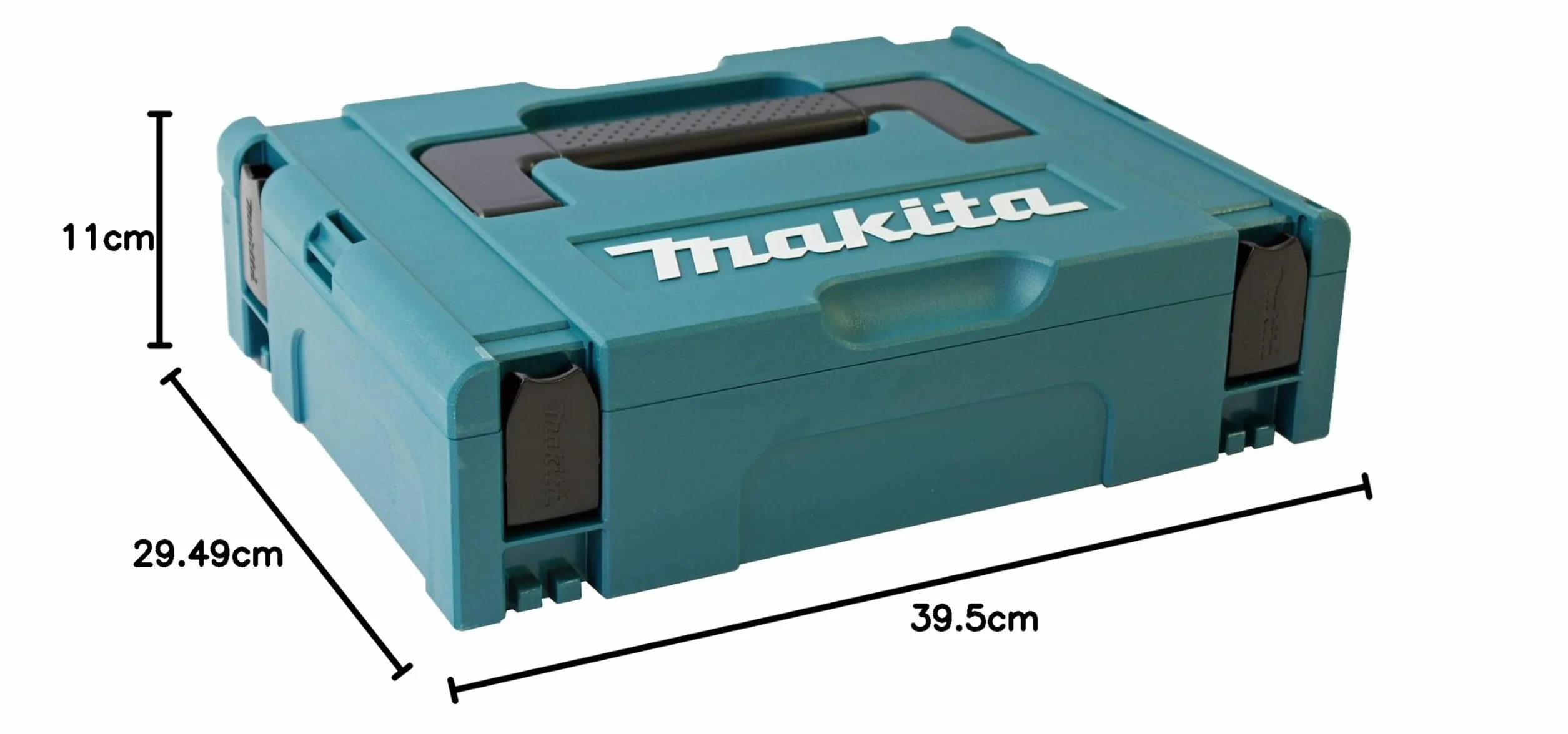 Makita Skrzynka 39 x 29 x 11 cm Niebieski Czarny