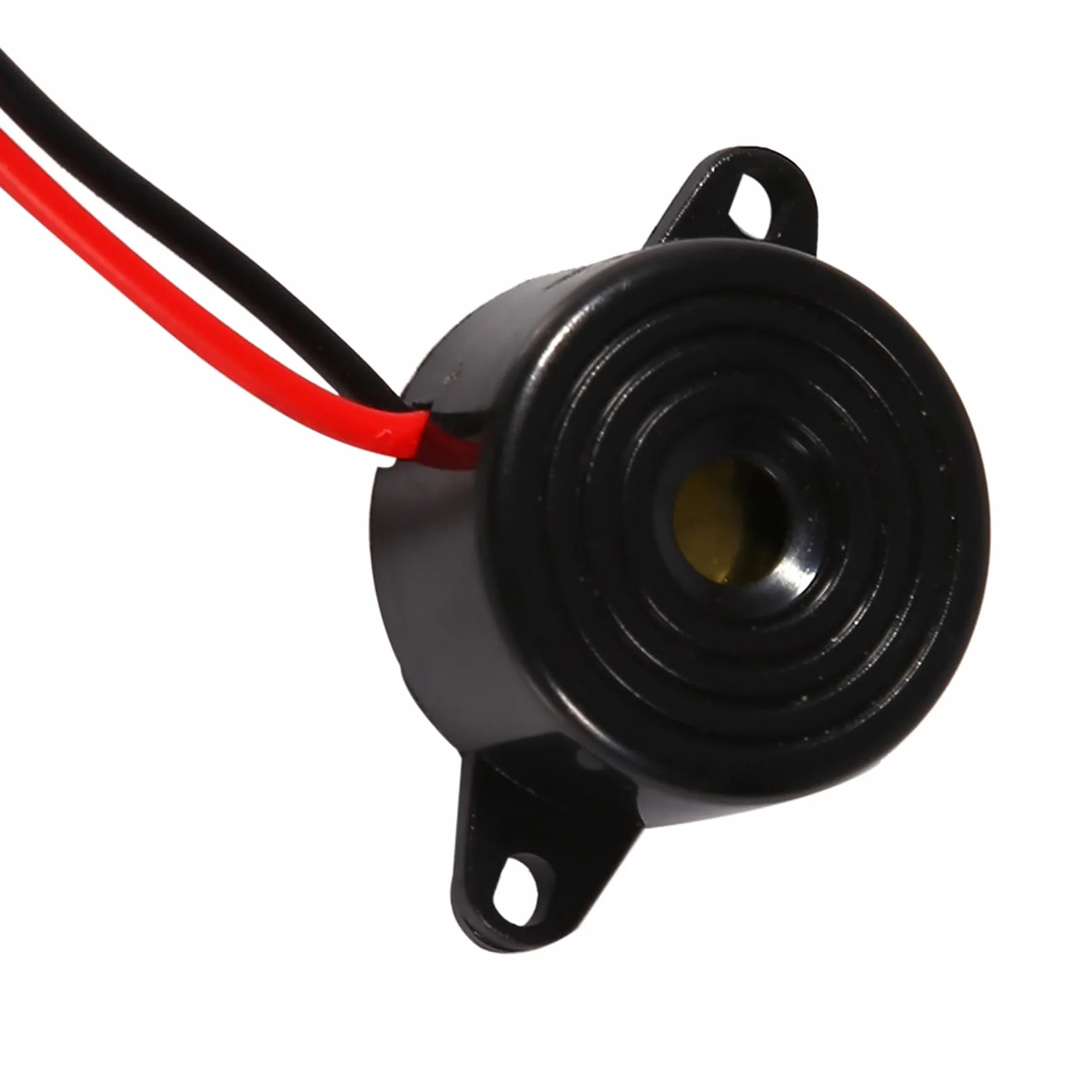 Buzzer Alarmowy, DC 3 do 24V Piezoelektryczny Buzzer Alarm Ciągły Dźwięk Długość Kabla 100mm Aktywny Piezoelektryczny Buzzer Alarm, Piezoelektryczne Przetworniki