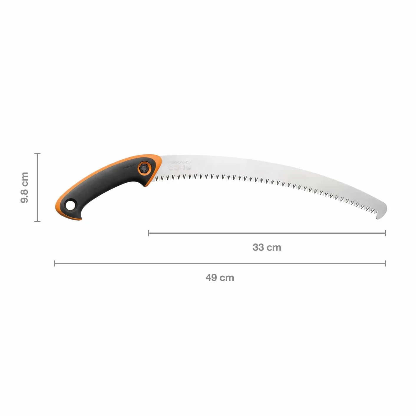 Fiskars Piła profesjonalna SW-330 do świeżego drewna, grube zęby, stalowe ostrze