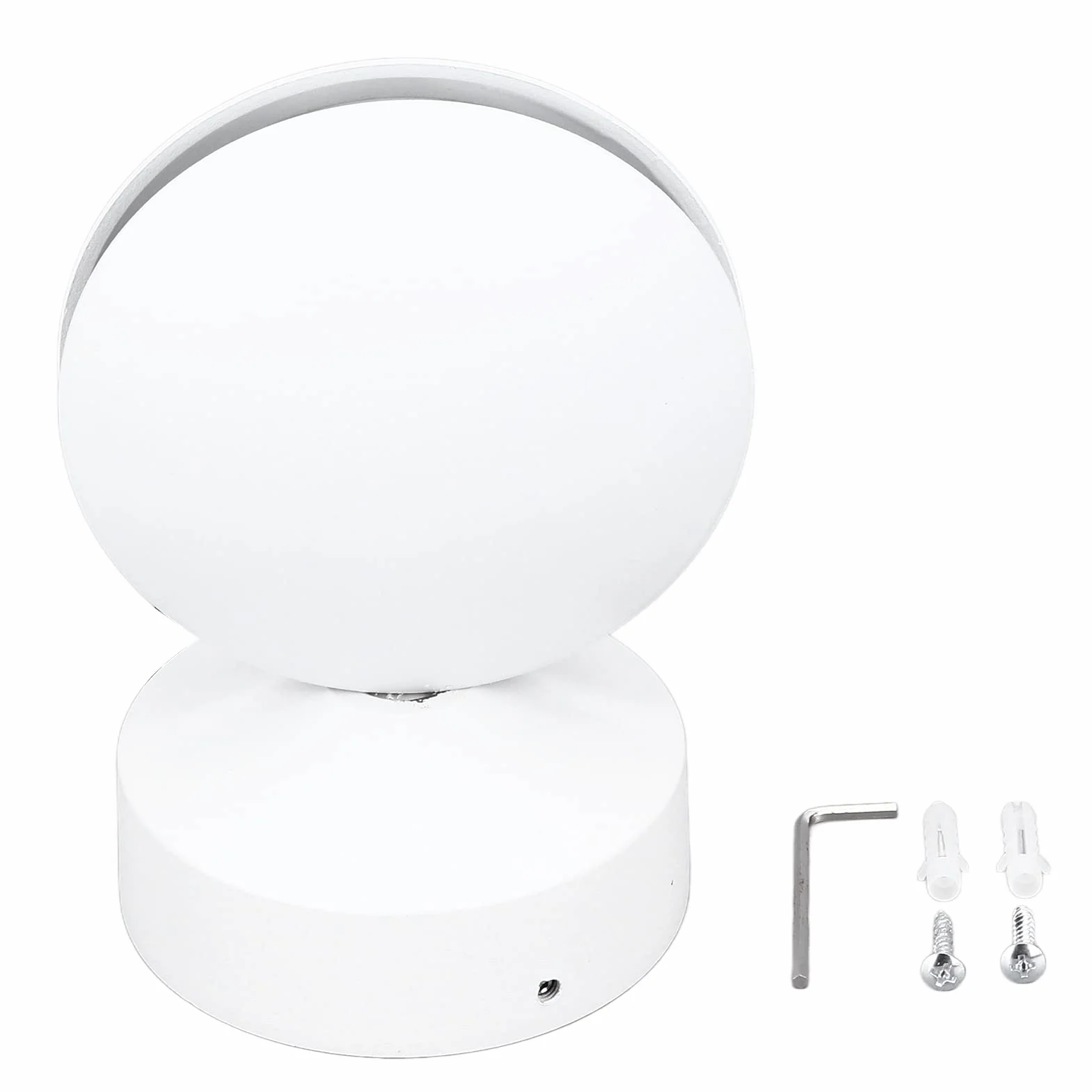 10W Okrągły Kinkiet LED 360° Świecąca Lampa Parapetowa do Korytarza Salon AC85-265V