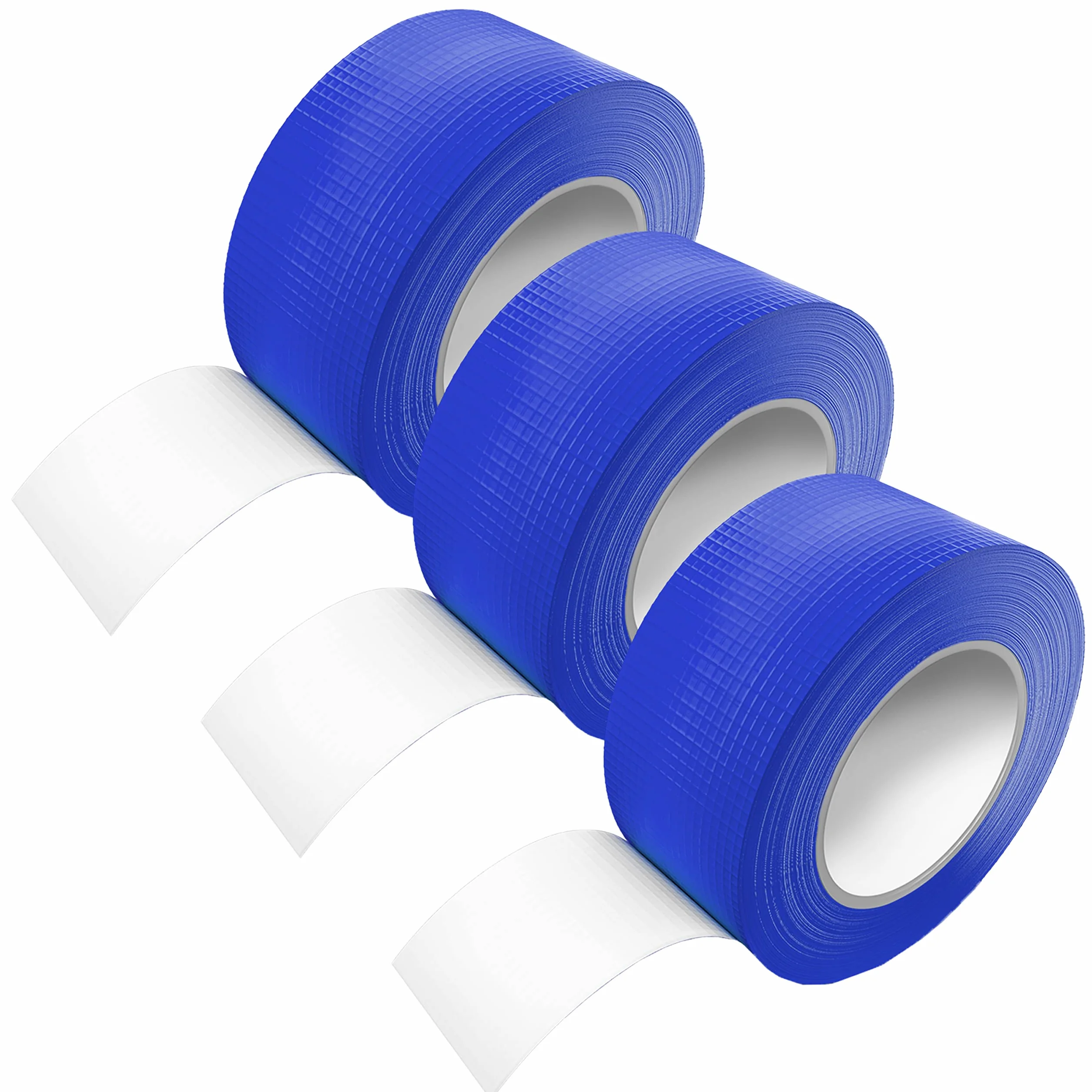 ERBI Taśma Pancerna 50 m x 48 mm Wodoodporna Duct Tape 3 x Niebieska