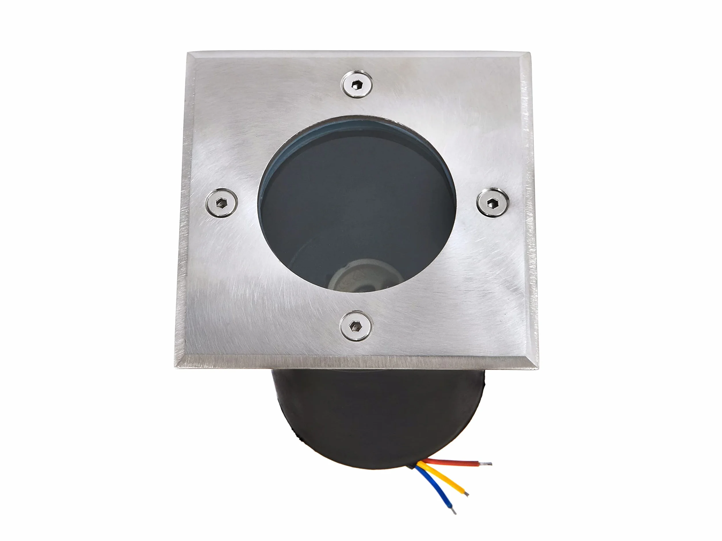 Toso Lampa Ogrodowa Oprawa Najazdowa GU10 LED Kwadrat Satyna IP65 35W