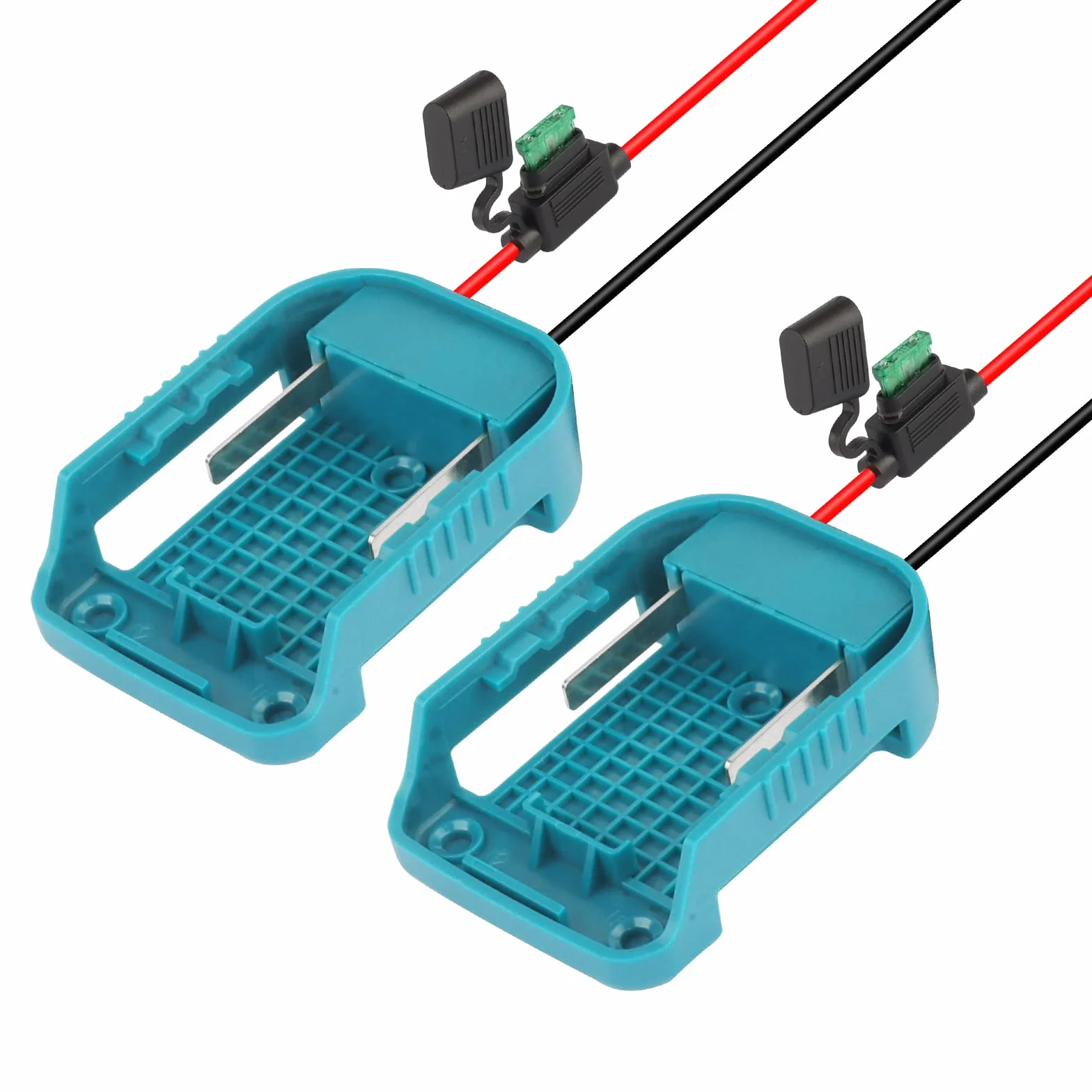 QUPERR Power Wheel Adapter z bezpiecznikiem i przełącznikiem, adapter baterii dla Makita 18V Lithium Battery, Power Convertor