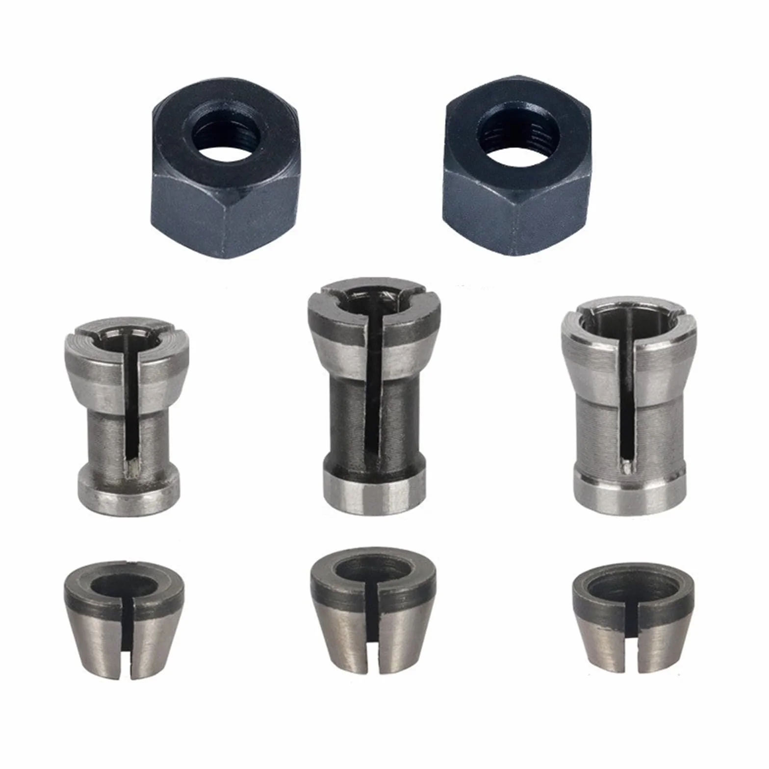 8-częściowy zestaw zacisków do frezarki ze stali węglowej 6 mm 6,4 mm 8 mm