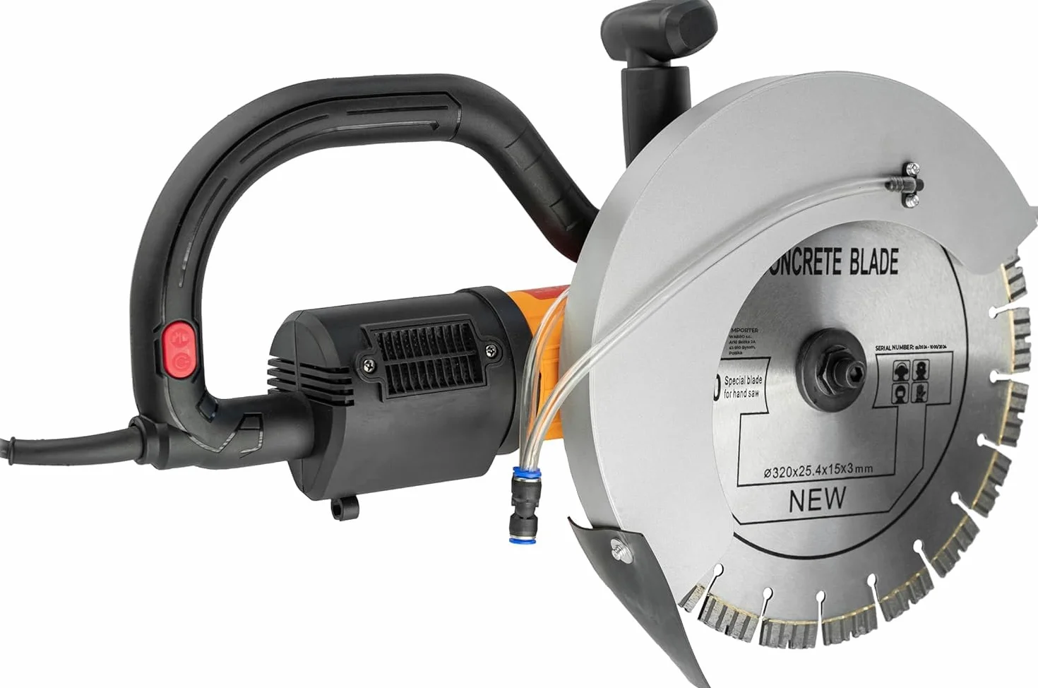 Krajalnica do betonu WT320 2500 W tarcza tnąca Ø 320 mm piła do suchego betonu