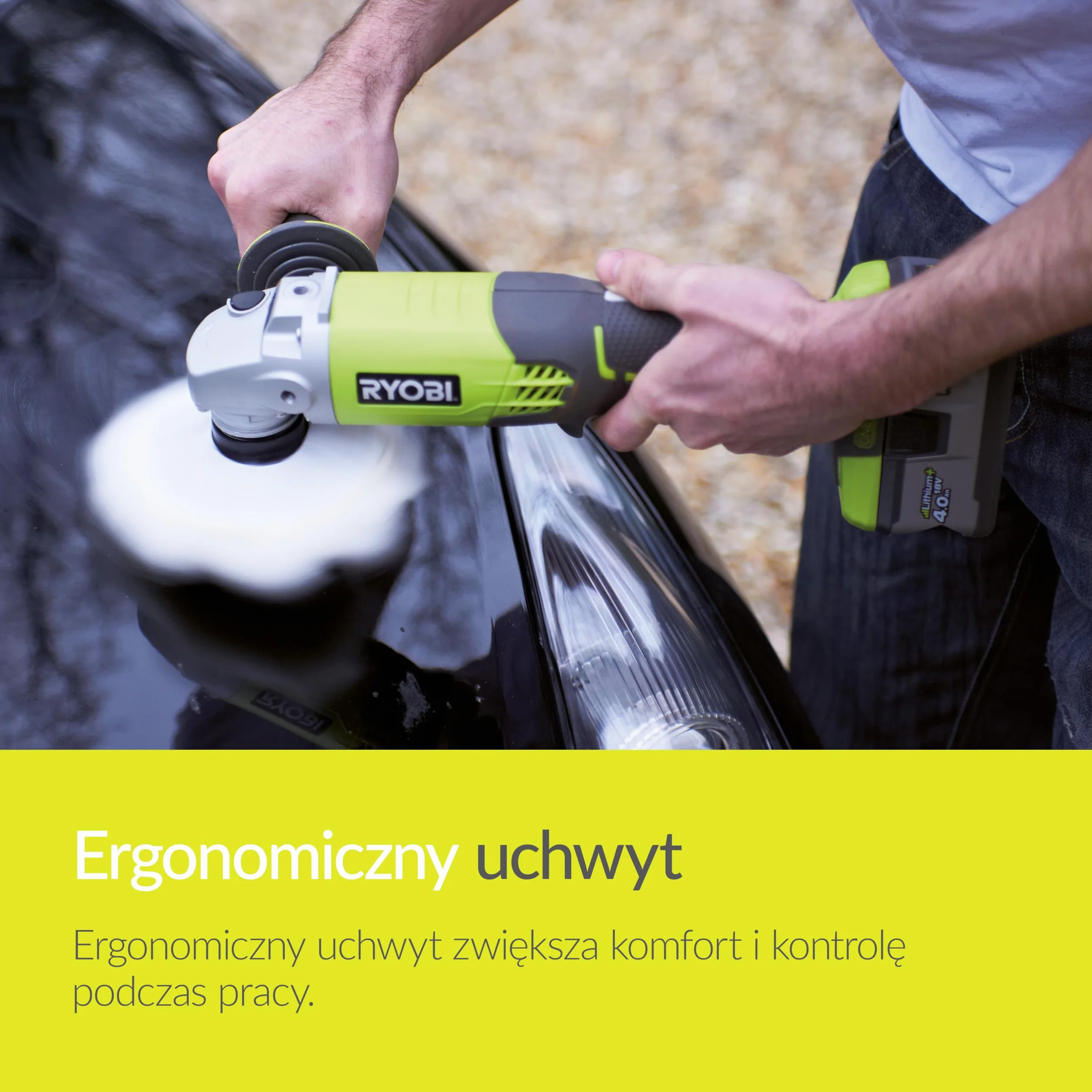 Ryobi R18AG-0 Szlifierka Kątowa Akumulatorowa 115 mm 18 V