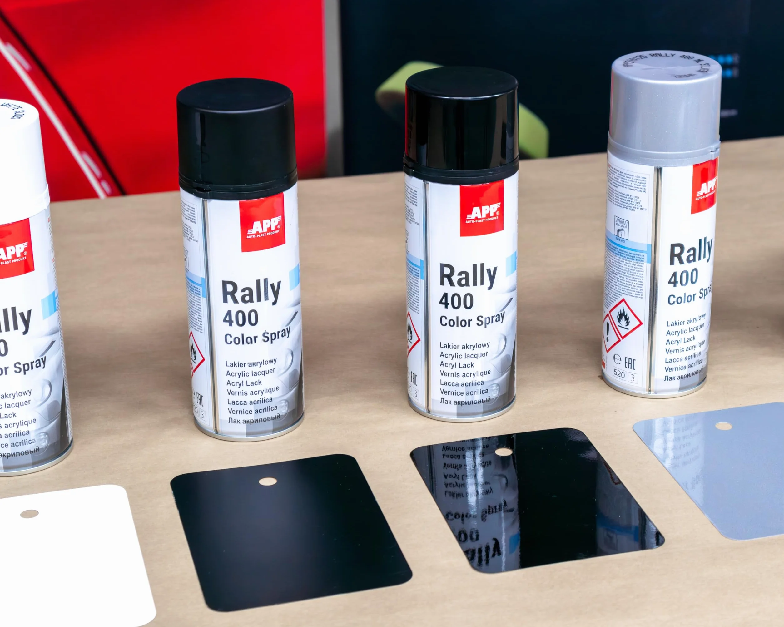 APP Rally 400 Color Spray Lakier akrylowy biały matowy 400ml