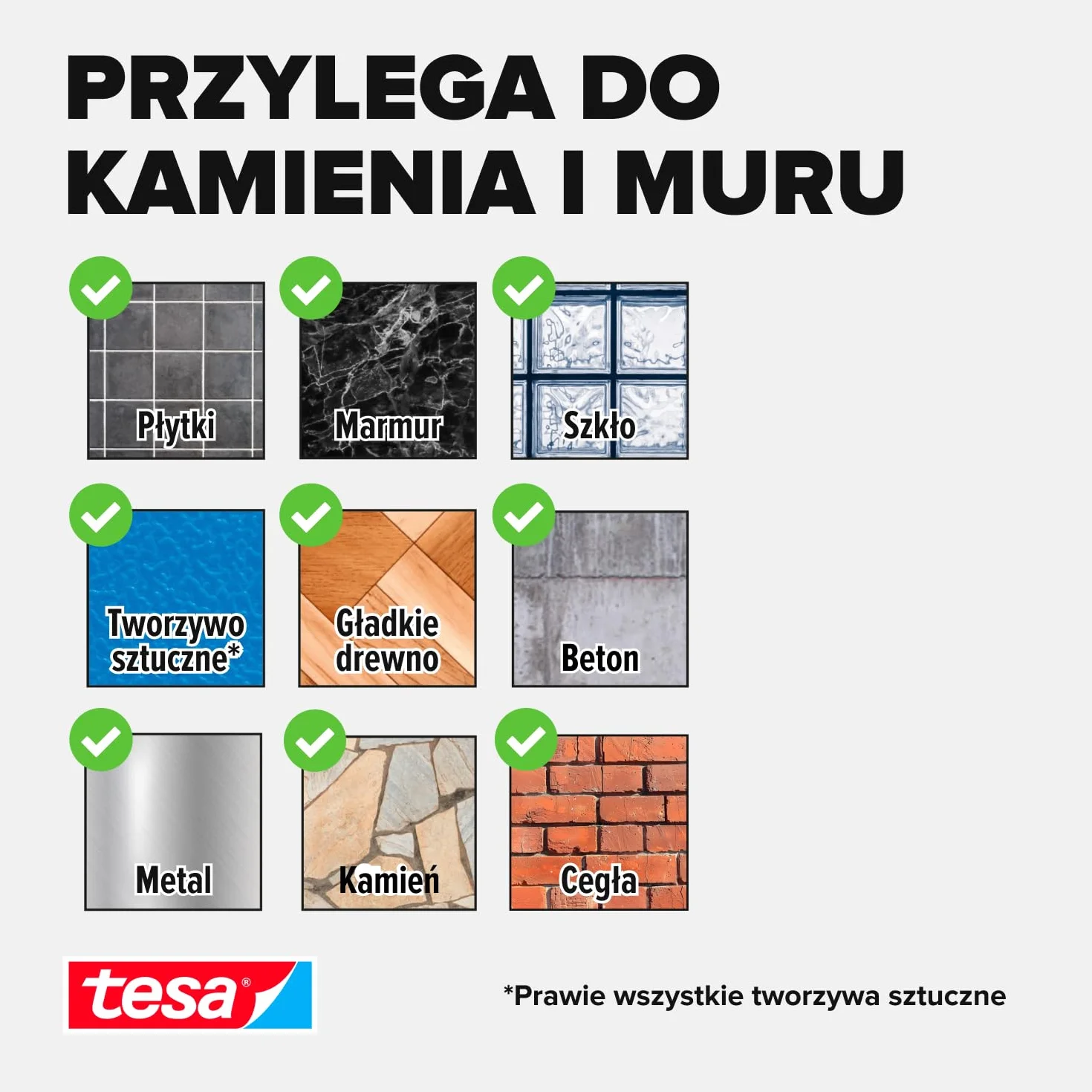 Tesa Samoprzylepne Zawieszki Do Obrazów Biały 2 sztuki