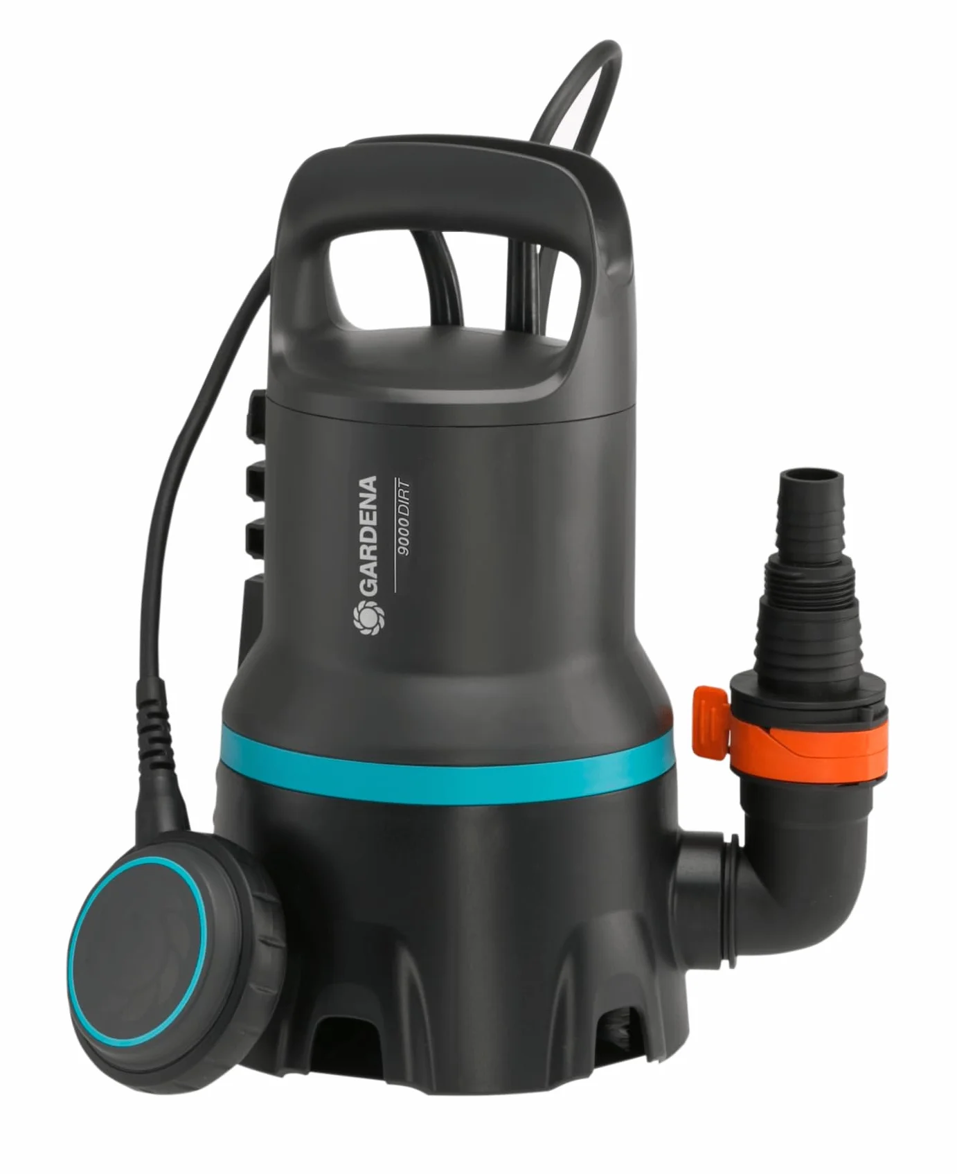 Gardena pompa zanurzeniowa 9000 l/h 300 W 25 mm cząstki brudu automatyczna wyłącznik pływakowy 9040-20