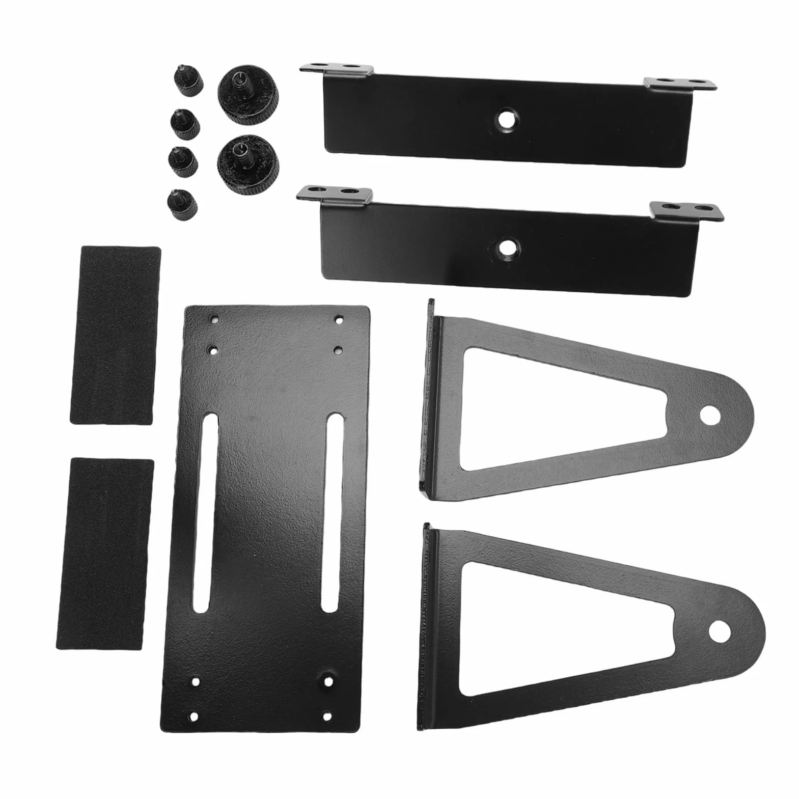 Uchwyt Wentylatora Komputera PC ze Stopu Aluminium 120 mm 140 mm Obrotowy Uniwersalny Wspornik DIY (BLACK)