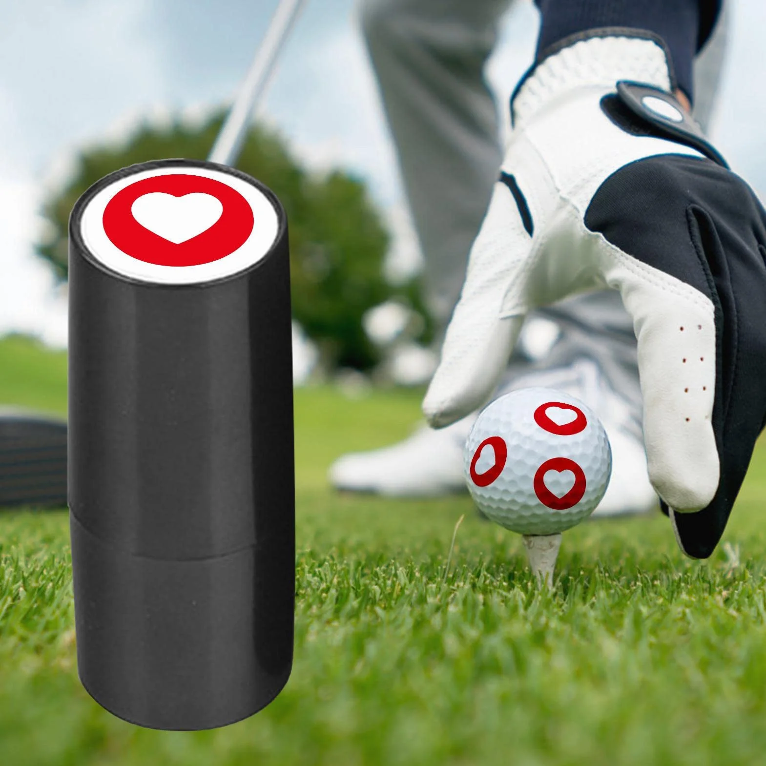 Szablon do oznaczania piłek golfowych, indywidualny stempel do oznaczania piłek golfowych, przenośny, szybkoschnący znacznik kulkowy, spersonalizowany znacznik do piłek golfowych, marker do