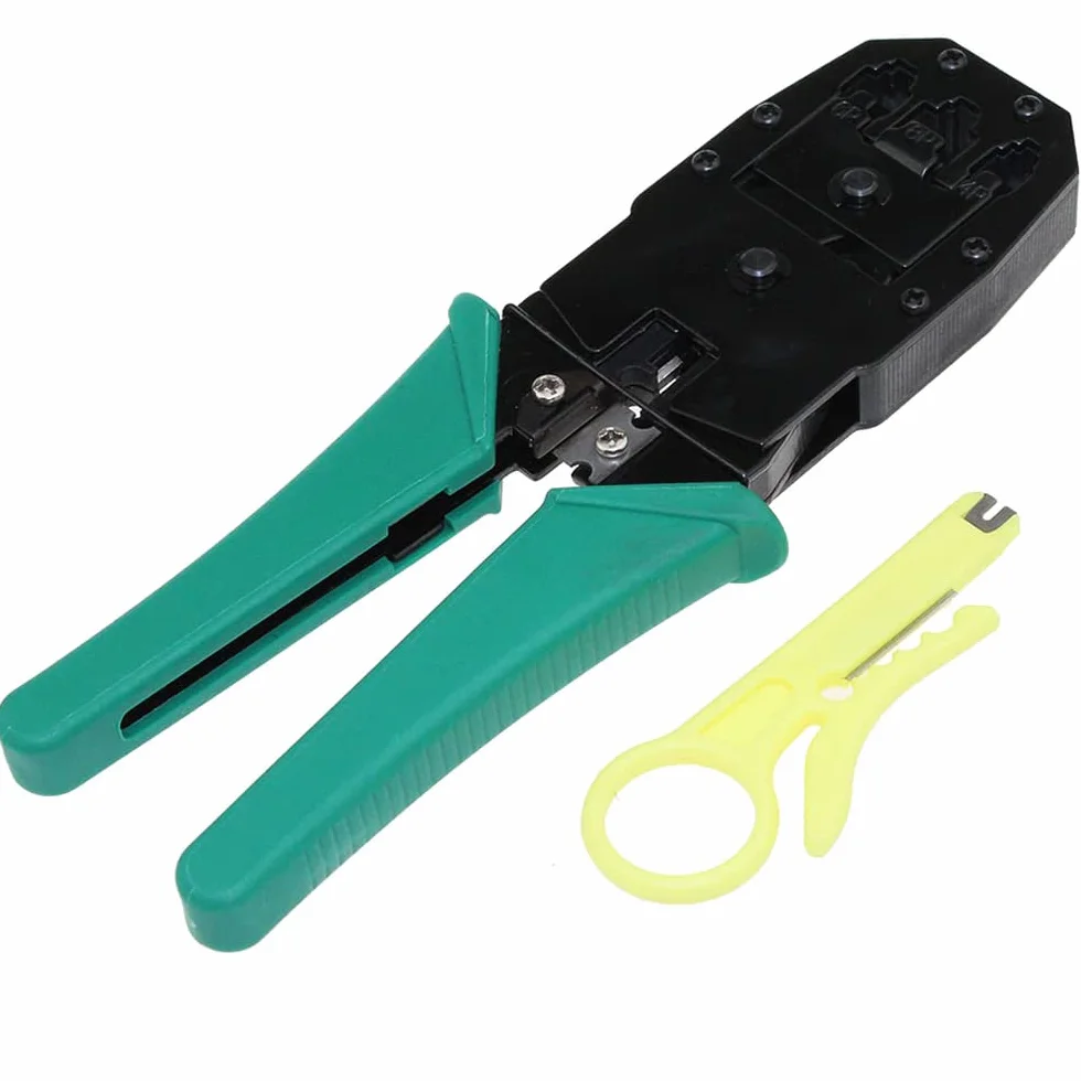 Retoo Zestaw narzędzi sieciowych 9 w 1, tester kabli LAN RJ45 RJ11