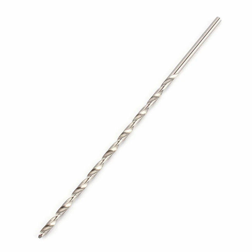 Wiertło kręte HSS 200 mm 4 mm do drewna z długim chwytem prostym