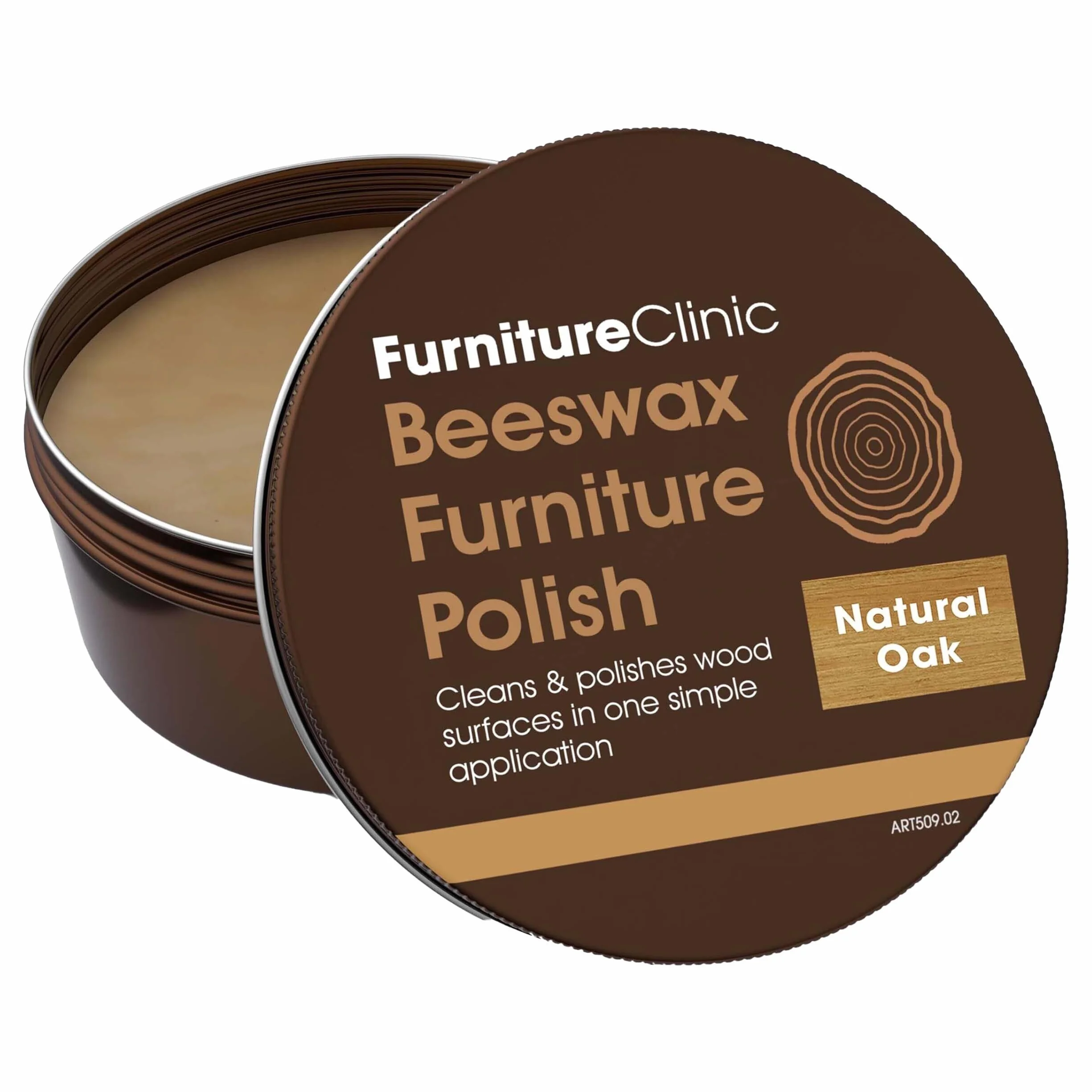 Furniture Clinic Naturalny dąb kolorowy wosk pszczeli lakier do drewna 200 ml