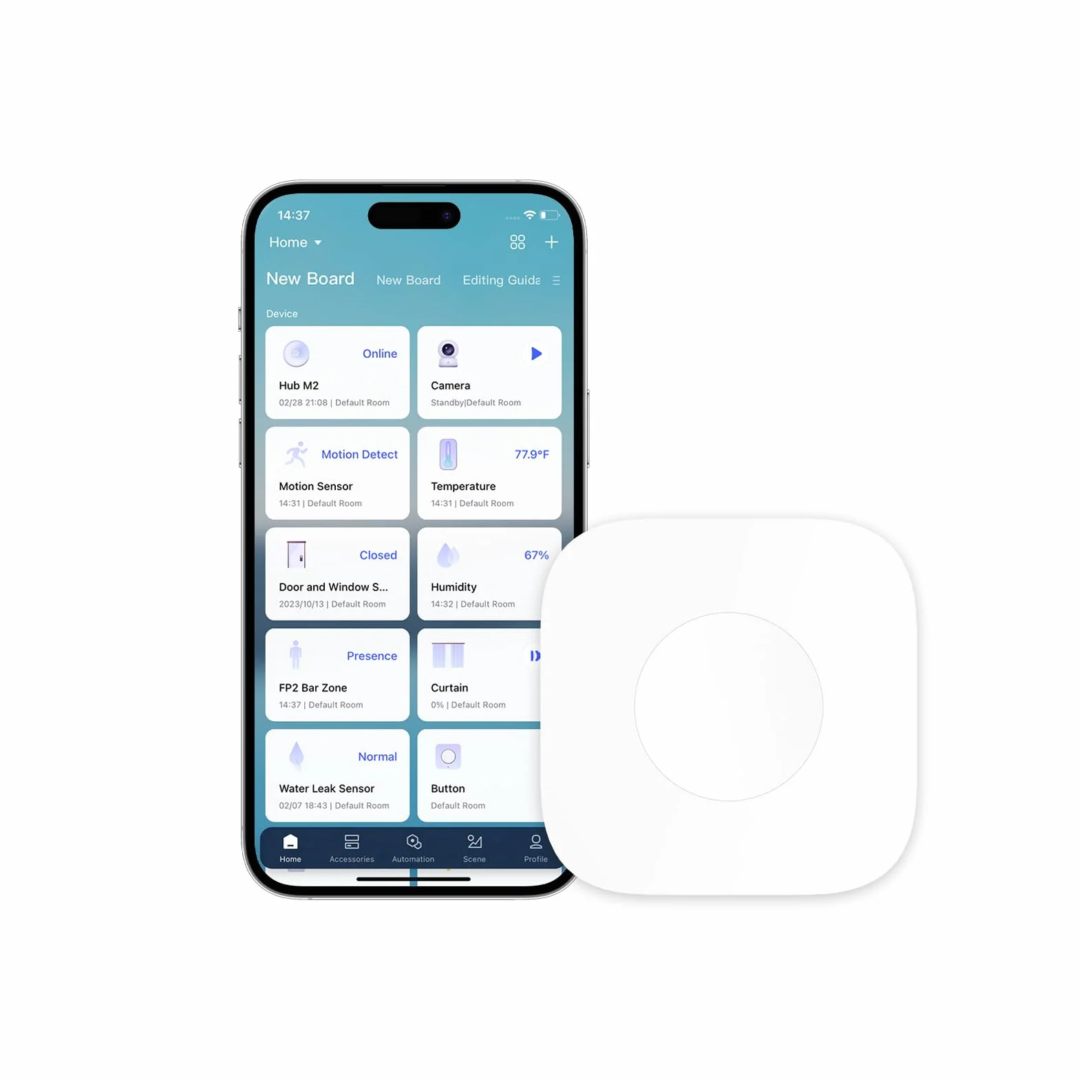 Aqara Bezprzewodowy Miniprzełącznik Zigbee 3 Funkcje Pilot do Inteligentnego Domu HomeKit IFTTT