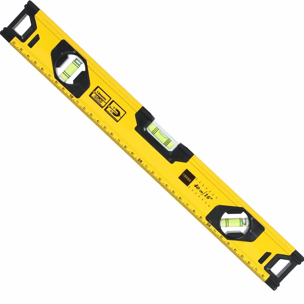 Flintronic Poziomica magnetyczna 40 cm, profil aluminiowy, 3 libelki 45°/90°/180°
