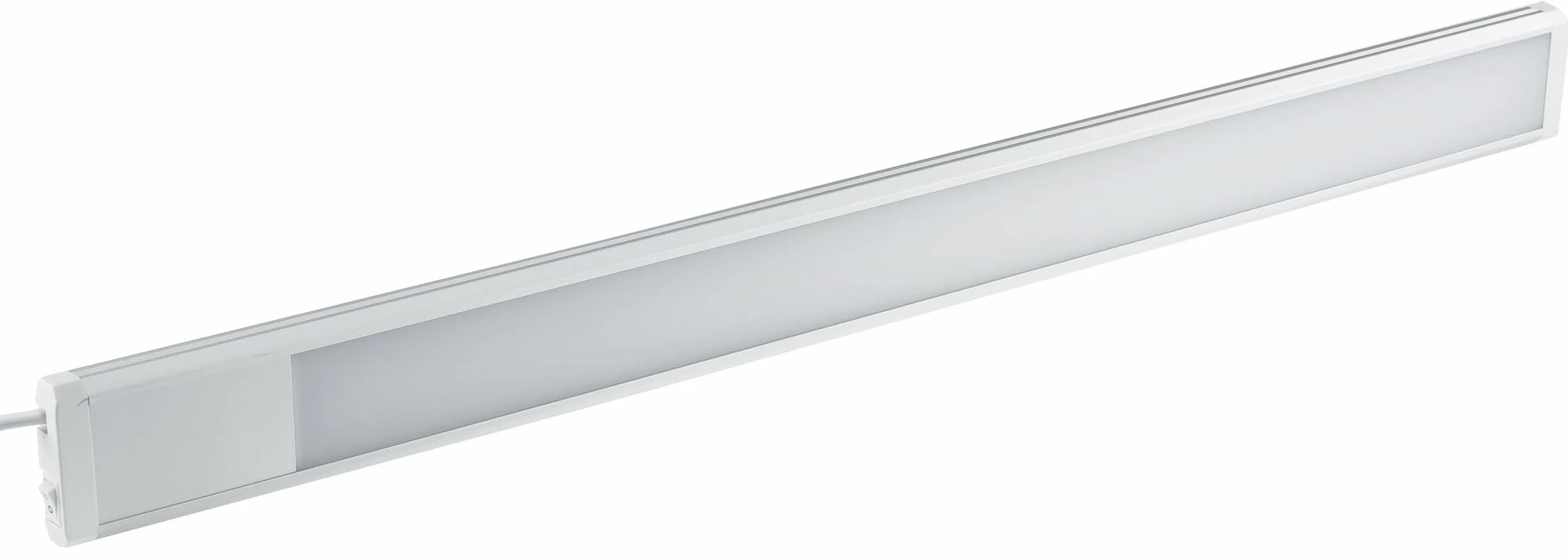 Listwa oświetleniowa podszafkowa LED 60cm 10W 1280 lumenów 230V 1,5m kabel z włącznikiem światło ciepłobiałe