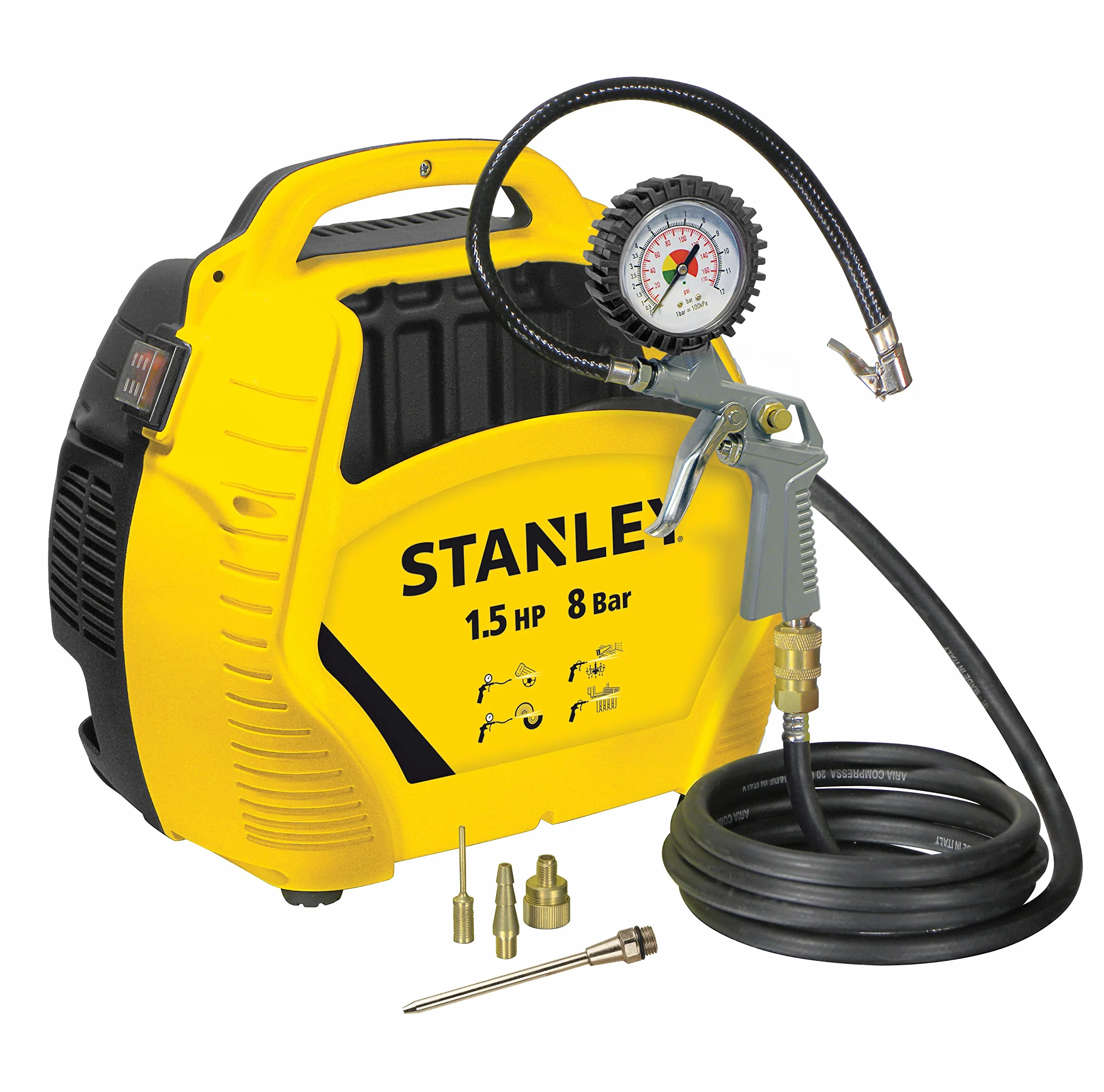 Stanley 1868 Kompresor 33 x 26 x 33,5 cm 6,06 kg Czarny/Żółty