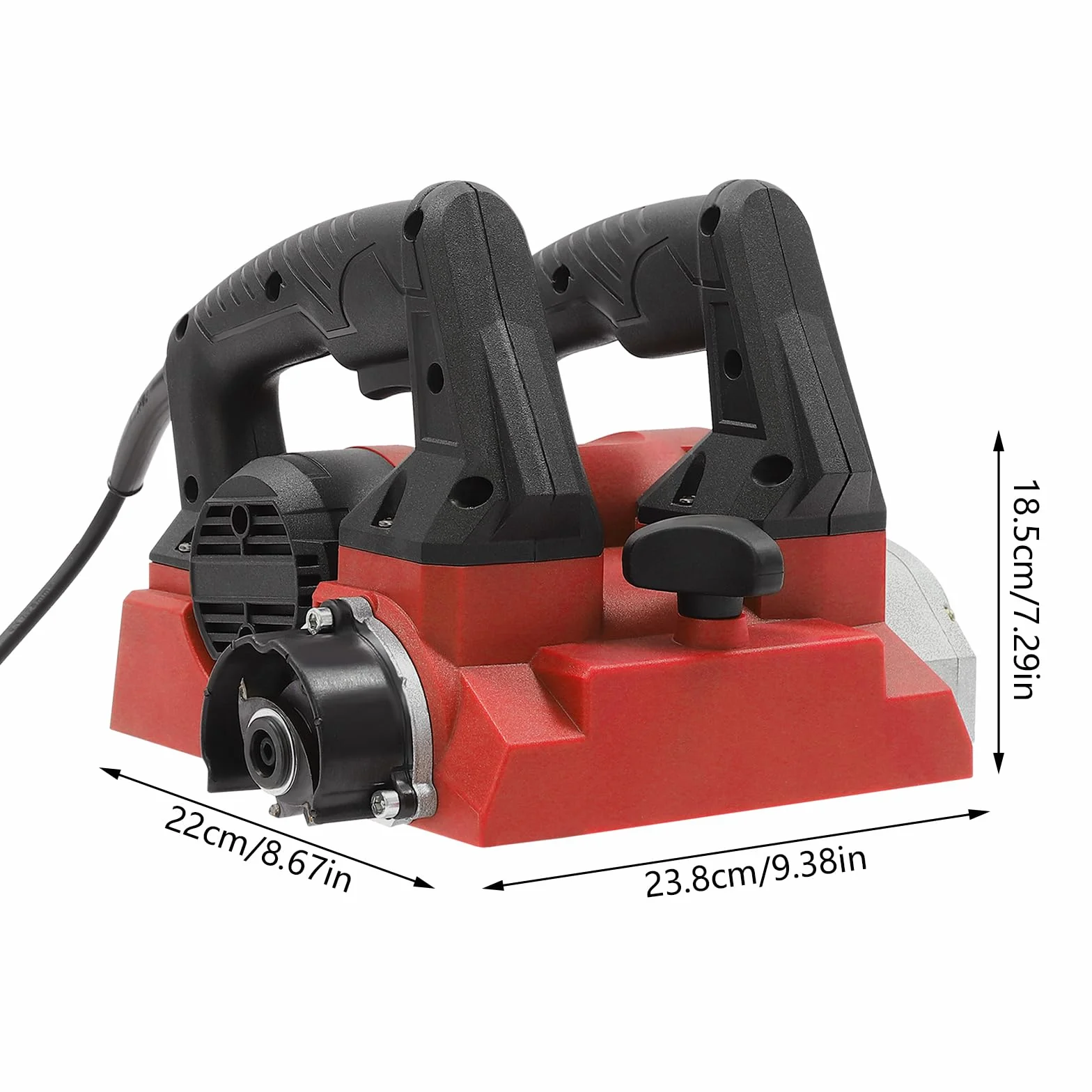 Elektryczna strugarka ścienna 1300 W, automatyczna szlifierka ścienna, frezarka murarska, regulacja głębokości 1-4 mm
