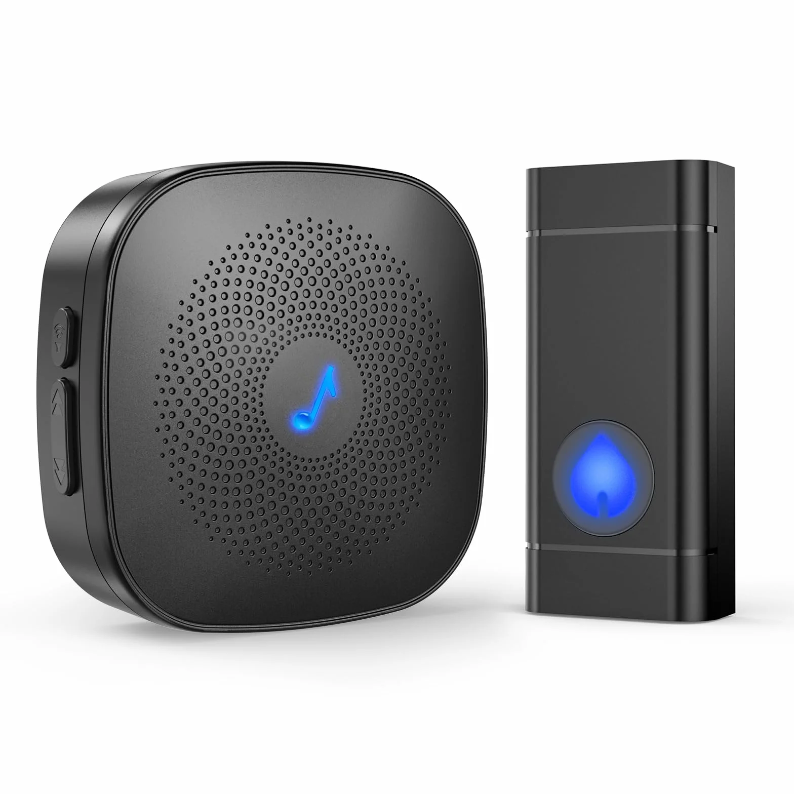 Dzwonek do drzwi 400 m z odbiornikiem plug-in 58 dźwięków 5 poziomów głośności