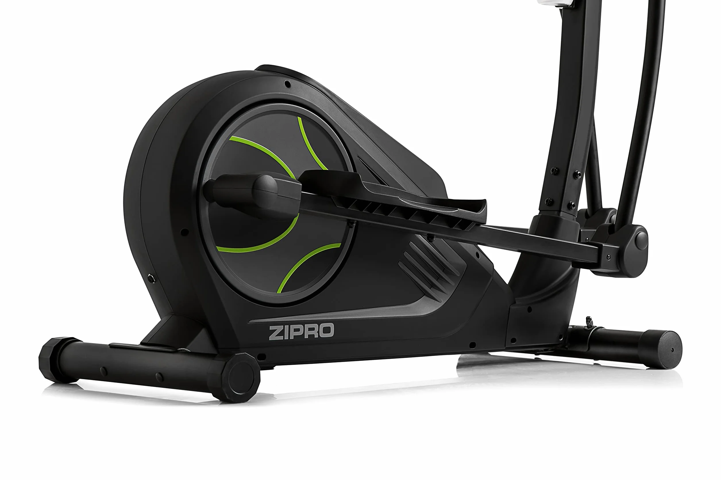Zipro Heat | Home Magnetyczny orbiter do 150 kg | iConsole+ 8-stopniowy system oporu | trenażer domowy mierzy tętno, kalorie, prędkość | w kolorze czarnym