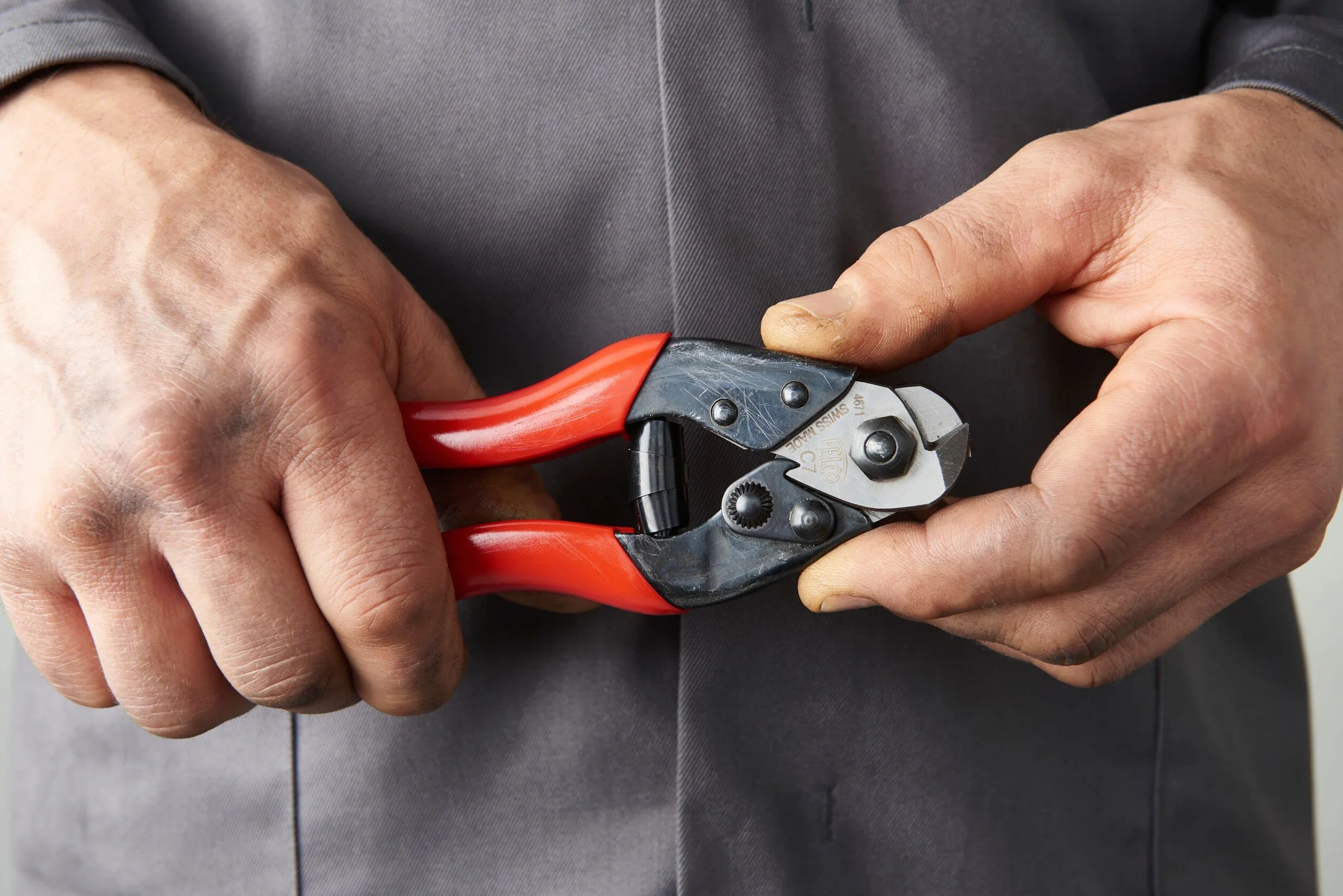 FELCO C7 obcinak do kabli jednoręczny, hartowane ostrze stalowe, Ø 7 mm, 190 mm
